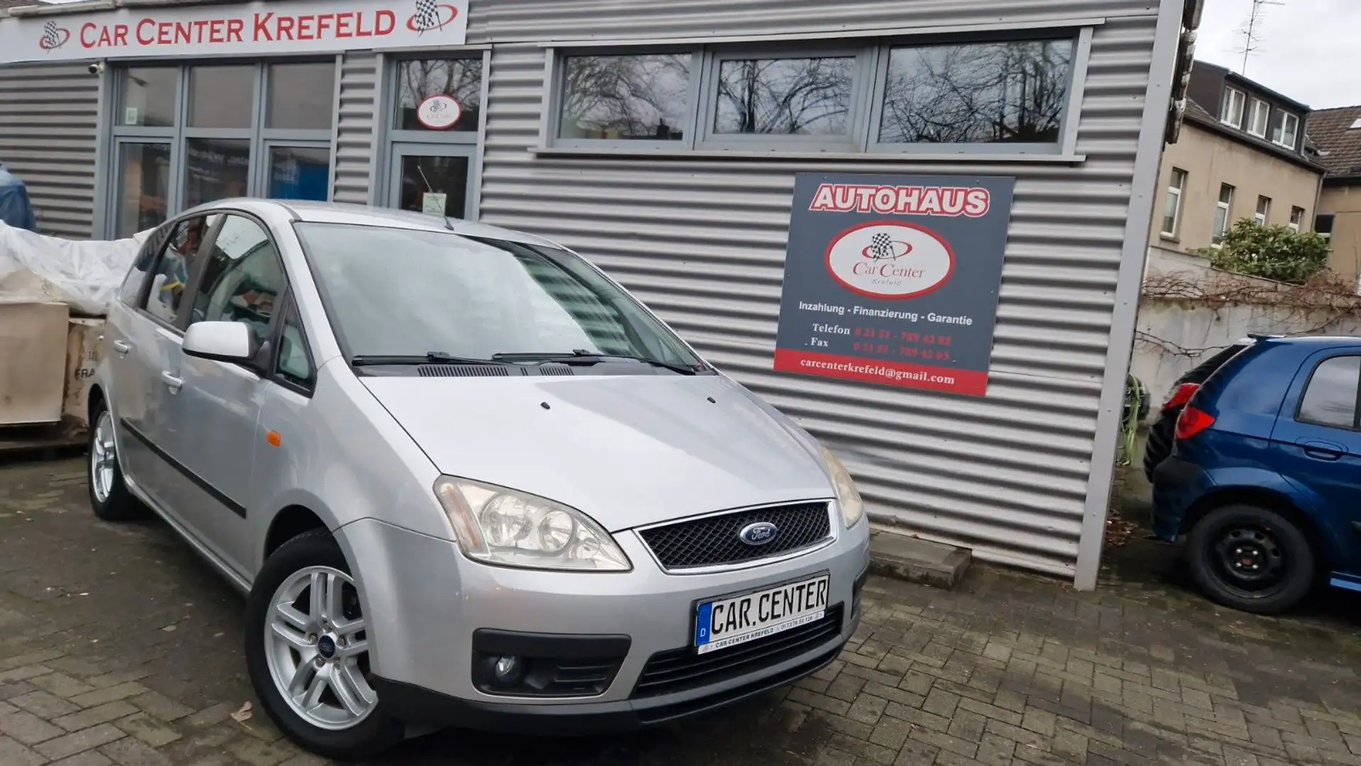 Ford C-Max 1,8 SHZ+TEMPOMAT+KLIMAAUTOMATIK Gris - 1