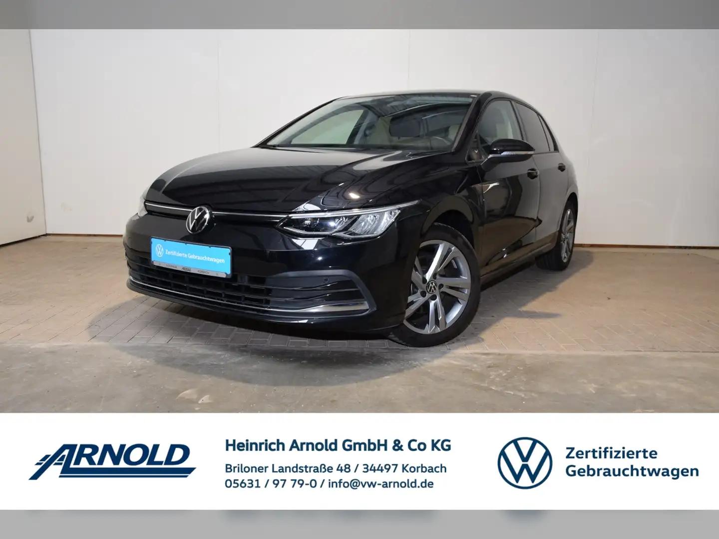 Volkswagen Golf VIII MOVE eTSI DSG AppConnect - LED - TravelAssis Noir - 1