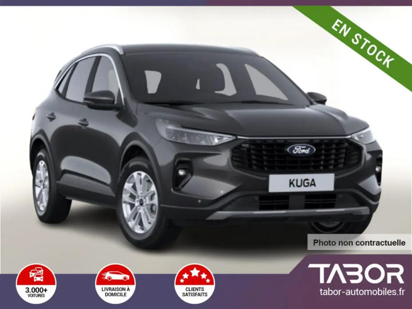 Ford Kuga 1.5 EB 150 Tit. GPS cam PDC PrivG Gris - 1