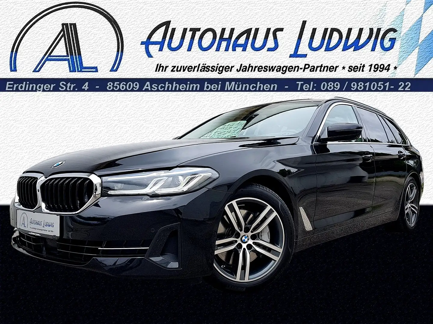 BMW 530 d xDrive*Laser*360*HUD*Standh*AssProf*H&K*NP93.470 Noir - 1