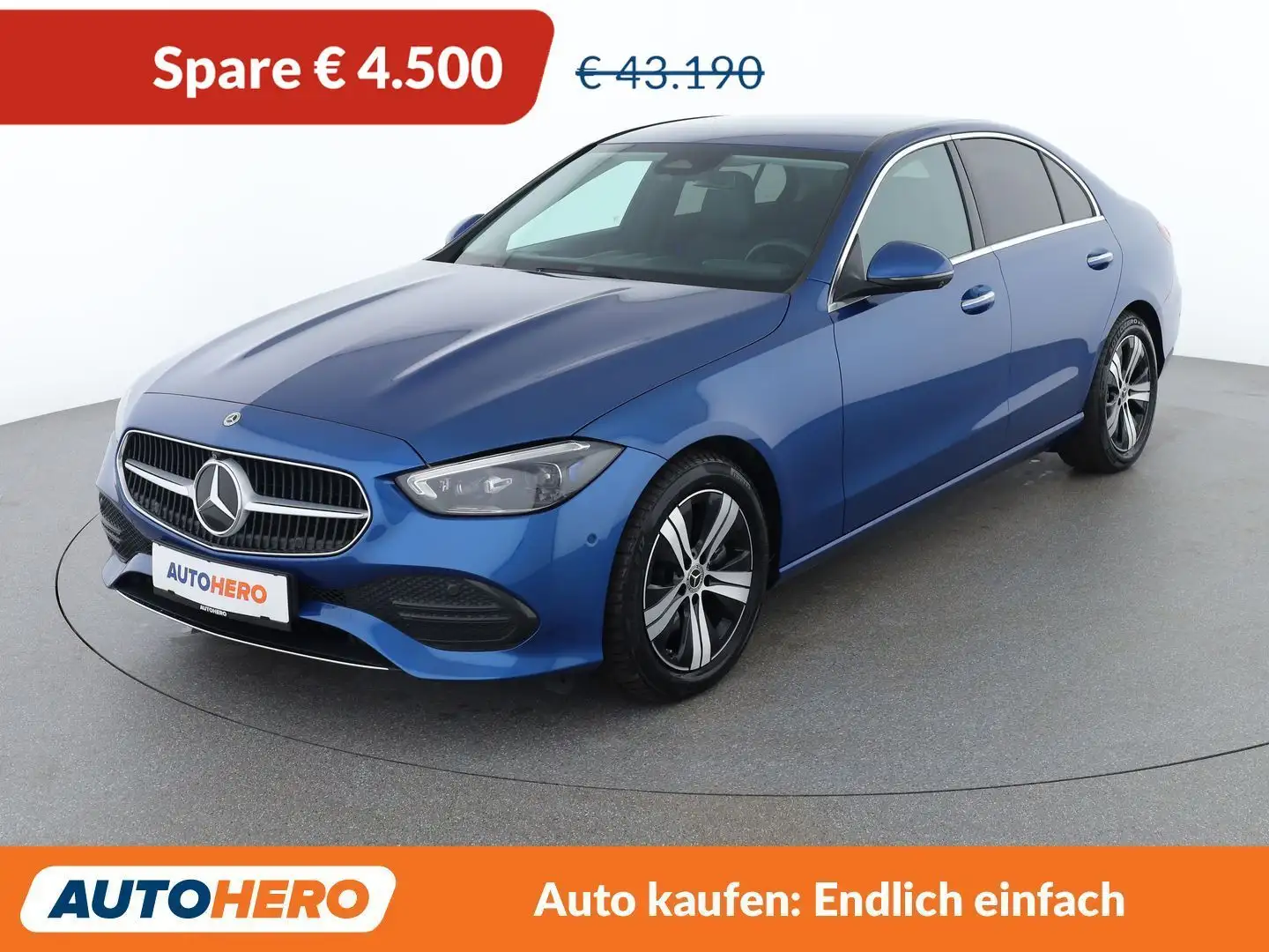 Mercedes-Benz C 220 C 220 d Mild-Hybrid 4Matic Avantgarde Blau - 1