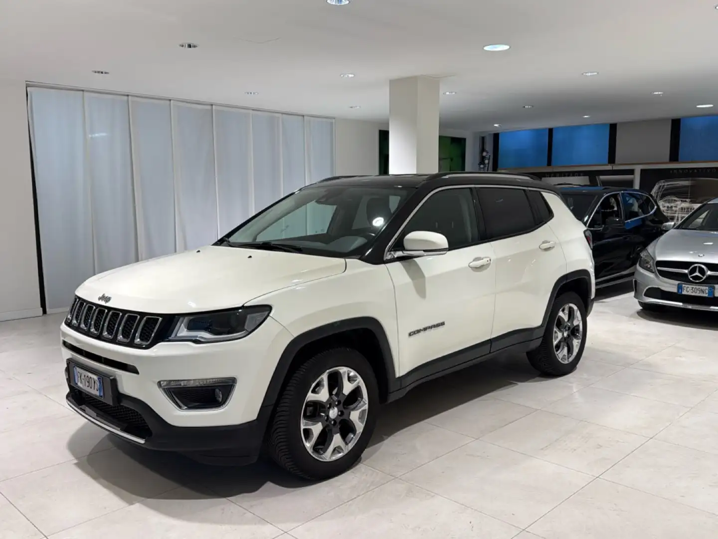 Jeep Compass 2.0 Multijet II 140cv 4WD Limited Navi Xeno Blis Blanc - 1