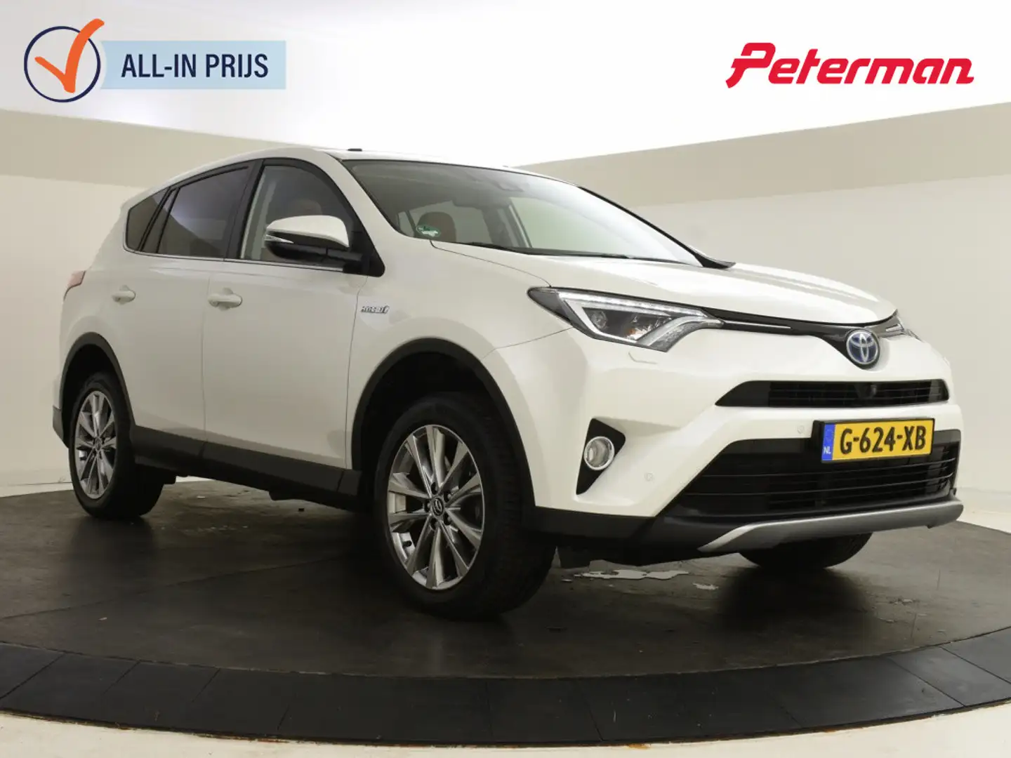 Toyota RAV 4 2.5 Hybrid AWD Executive | Open dak | Navigatie | Blanc - 1