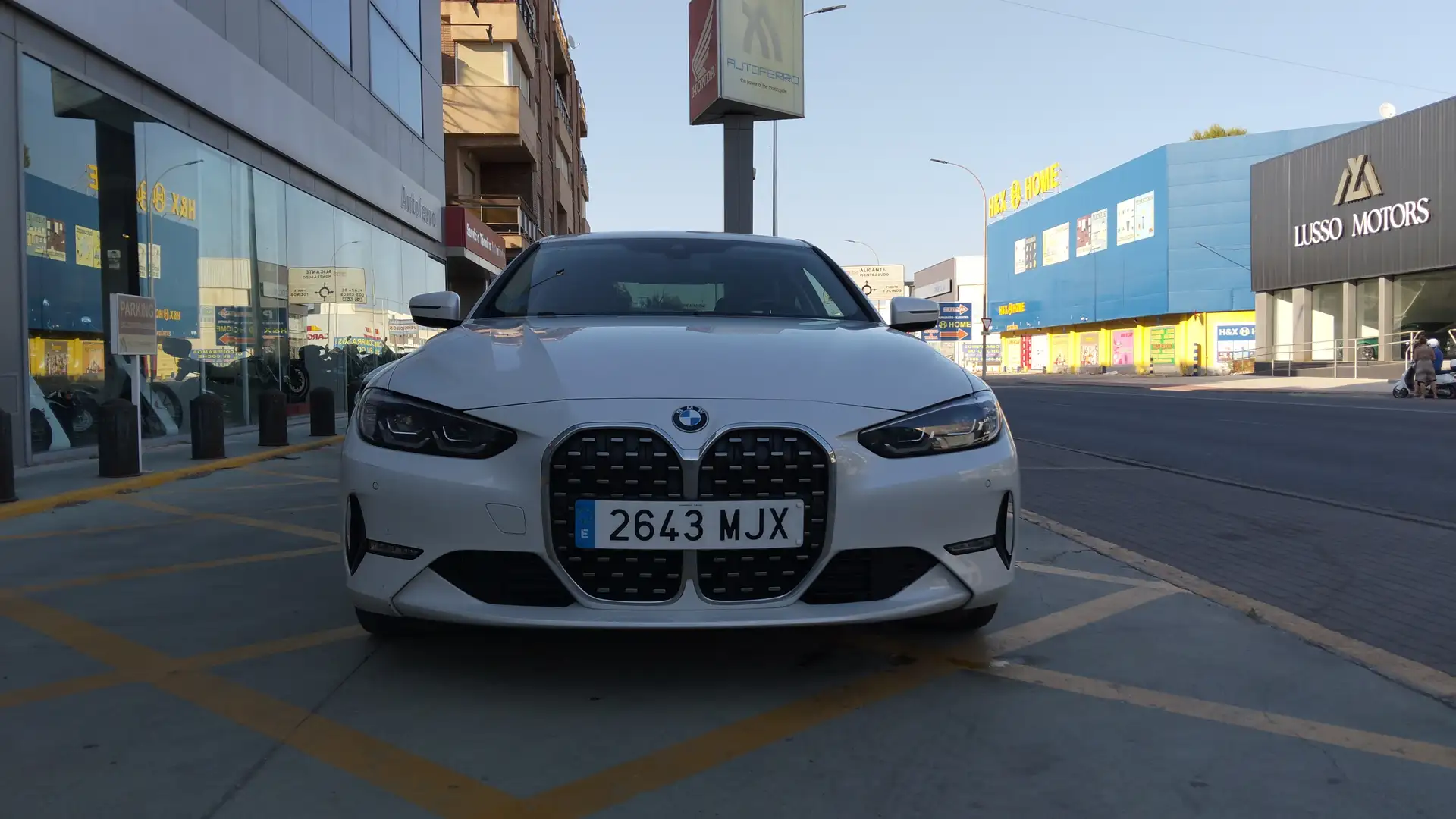 BMW 420 420dA Coupé Blanco - 2