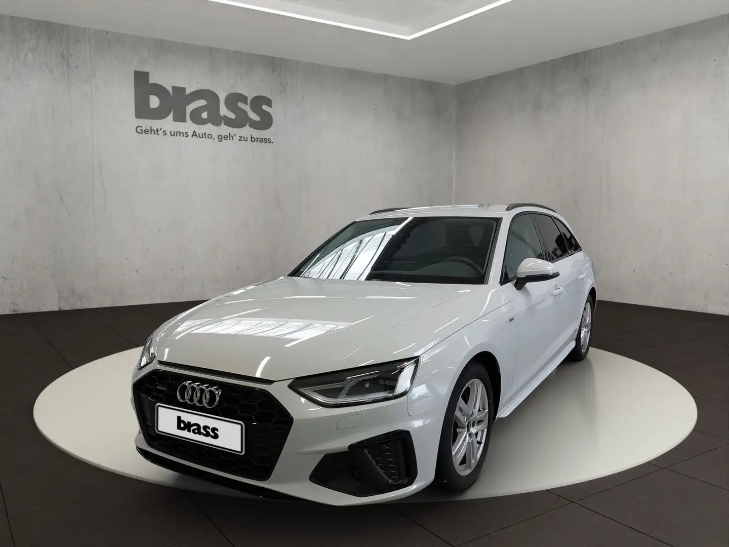Audi A4 40 quattro 2.0 TDI Avant S line (EURO 6d) Blanc - 2