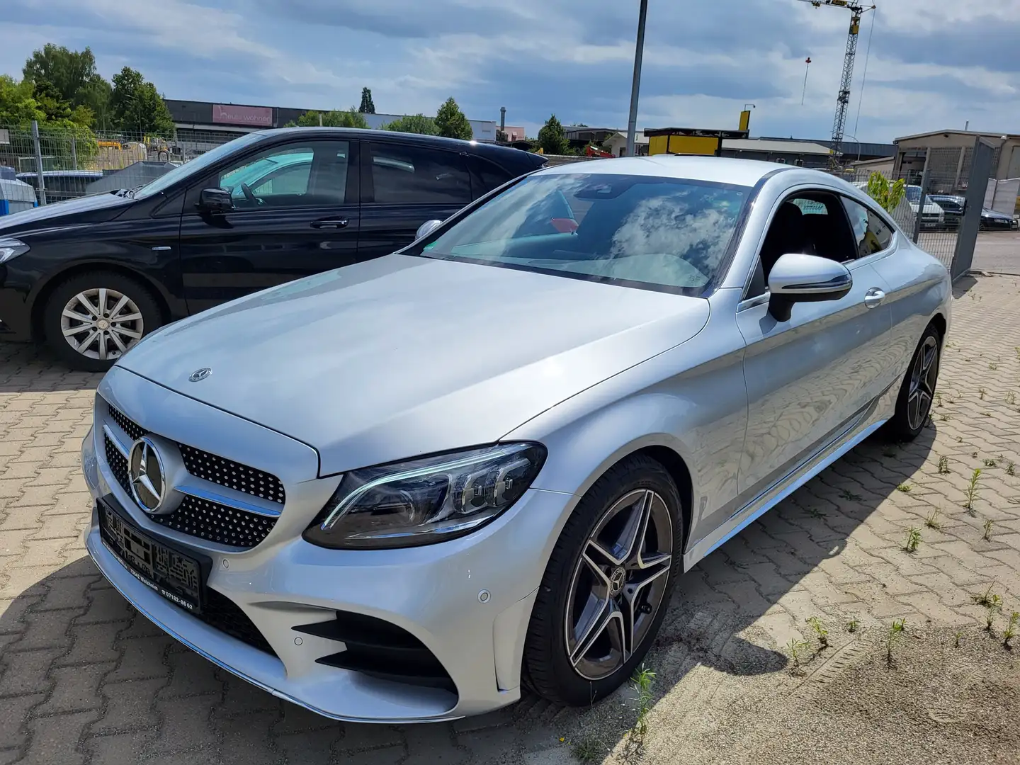 Mercedes-Benz C 300 Coupe 9G-TRONIC AMG Line Argent - 2