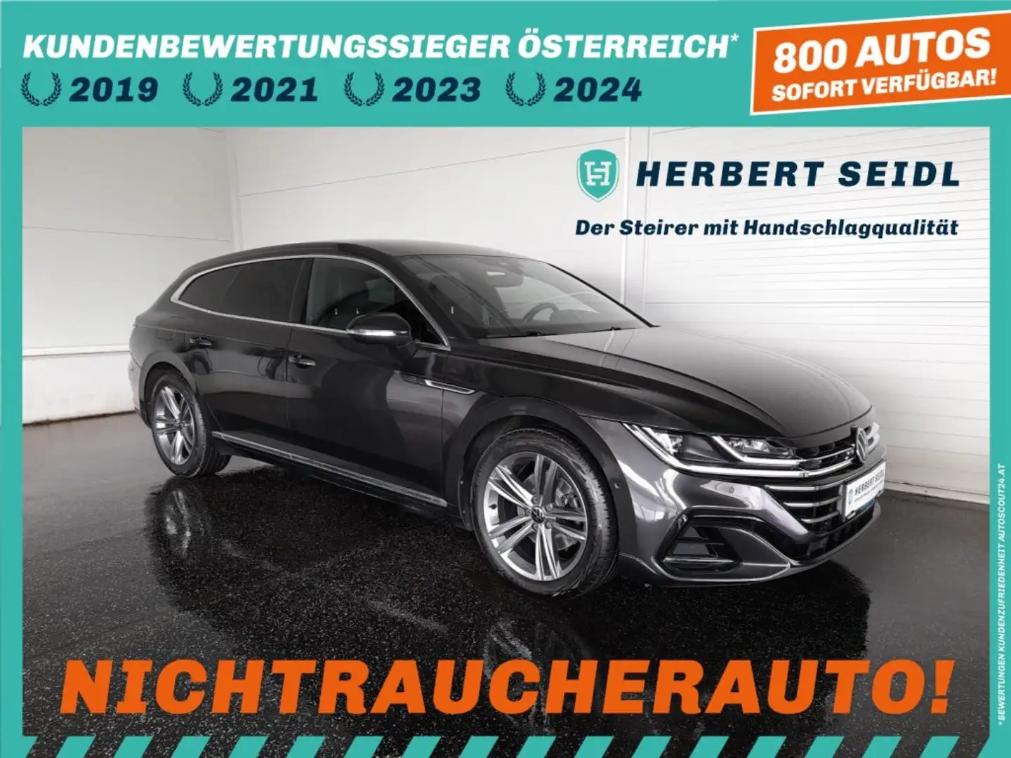 Volkswagen Arteon SB R-LINE 2,0 TDI DSG *IQ-LIGHT LED / VIRTUELL PRO / NAVI / ACC / KAMERA / E-KLAPPE / KEYLESS* Grau - 1