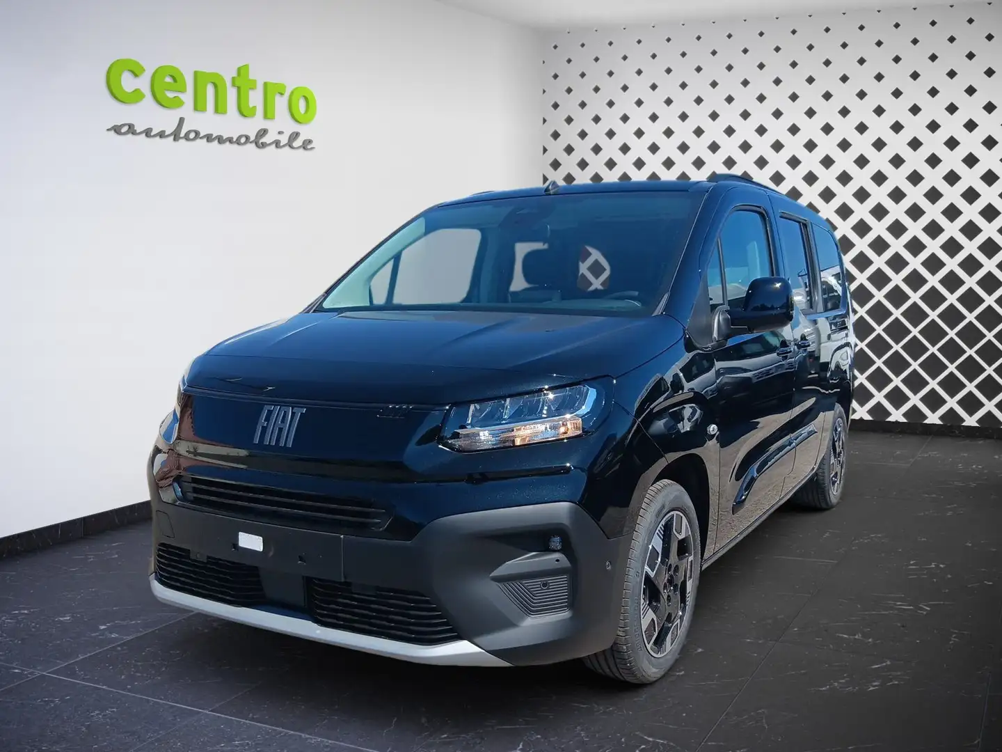 Fiat Qubo 7-Sitzer L2 1.5 Diesel 130 AT La Prima Schwarz - 1