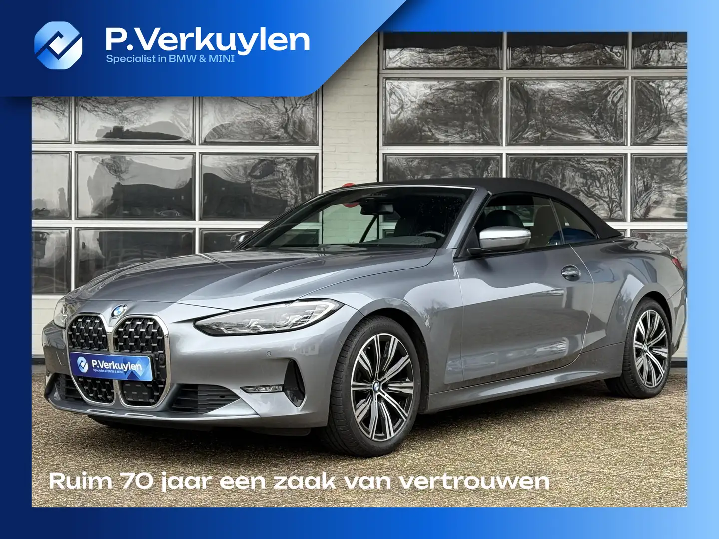 BMW 420 4-serie Cabrio 420i High Executive | NEKVERWARMING Grijs - 1