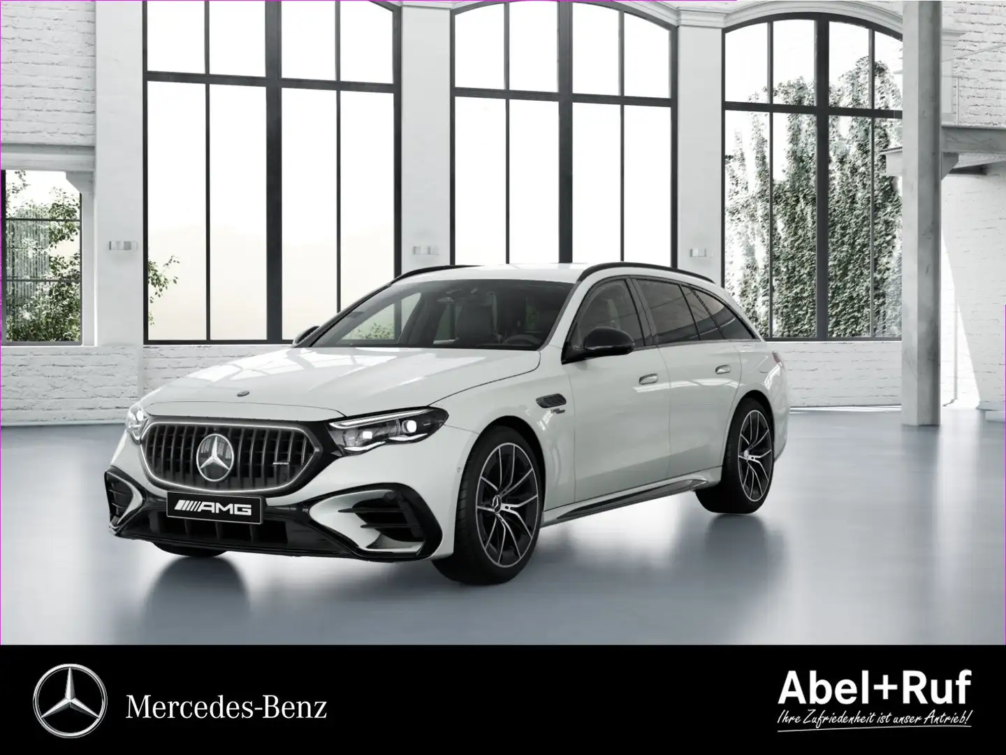 Mercedes-Benz E 53 AMG E 53 T AMG HYBRID 4M+ DIGITAL+DIST+NIGHT+AHK+360 Weiß - 1