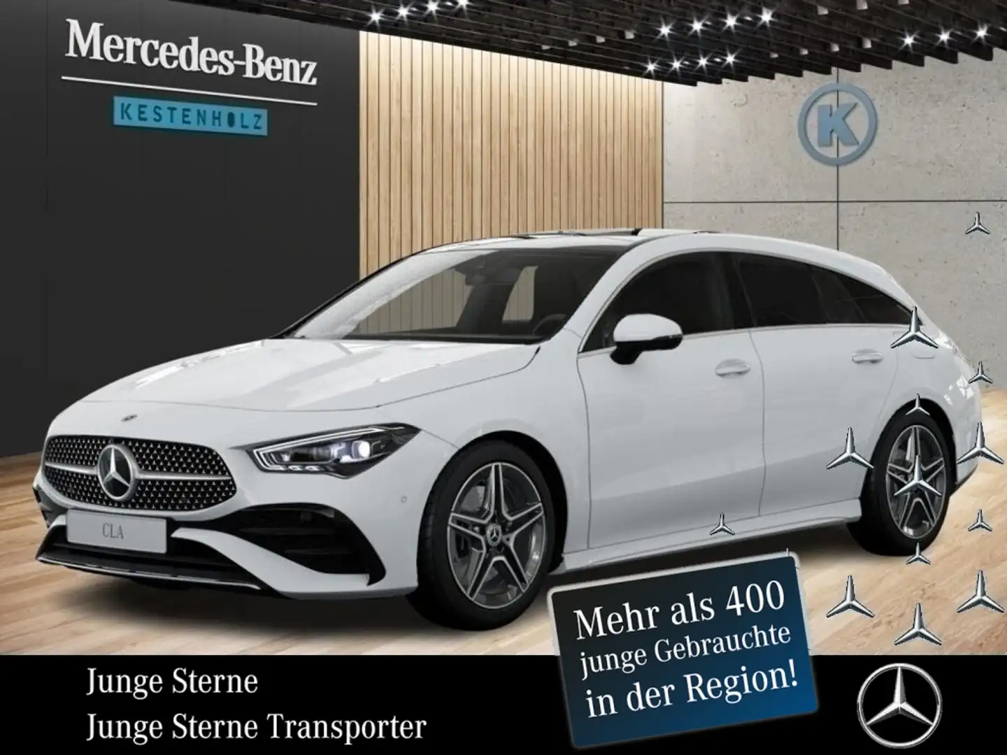 Mercedes-Benz CLA 200 Shooting Brake *AMG*MBUX*Sportausp.*PANO Blanc - 1