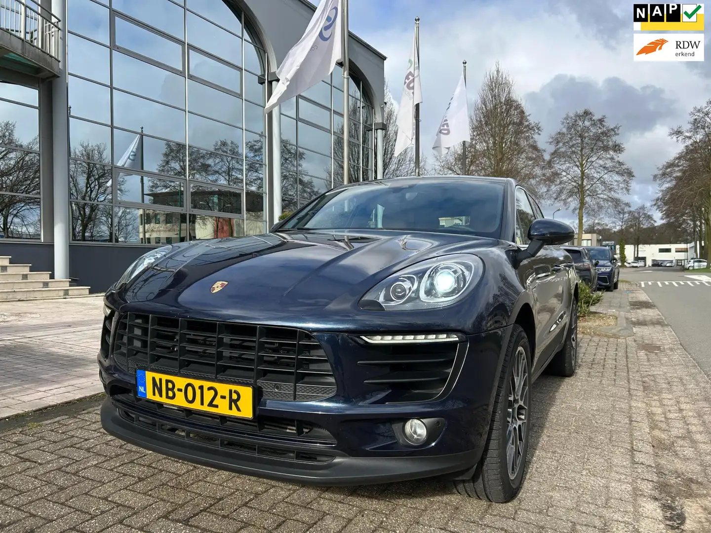 Porsche Macan 3.0 D S aut sport chrono origineel NL N.A.P Bleu - 1
