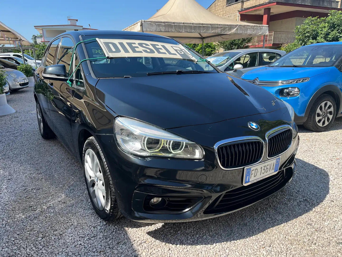BMW 216 D 115 CV KM CERTIFICATI FULL OPTIONAL NOR ITALIA Nero - 1