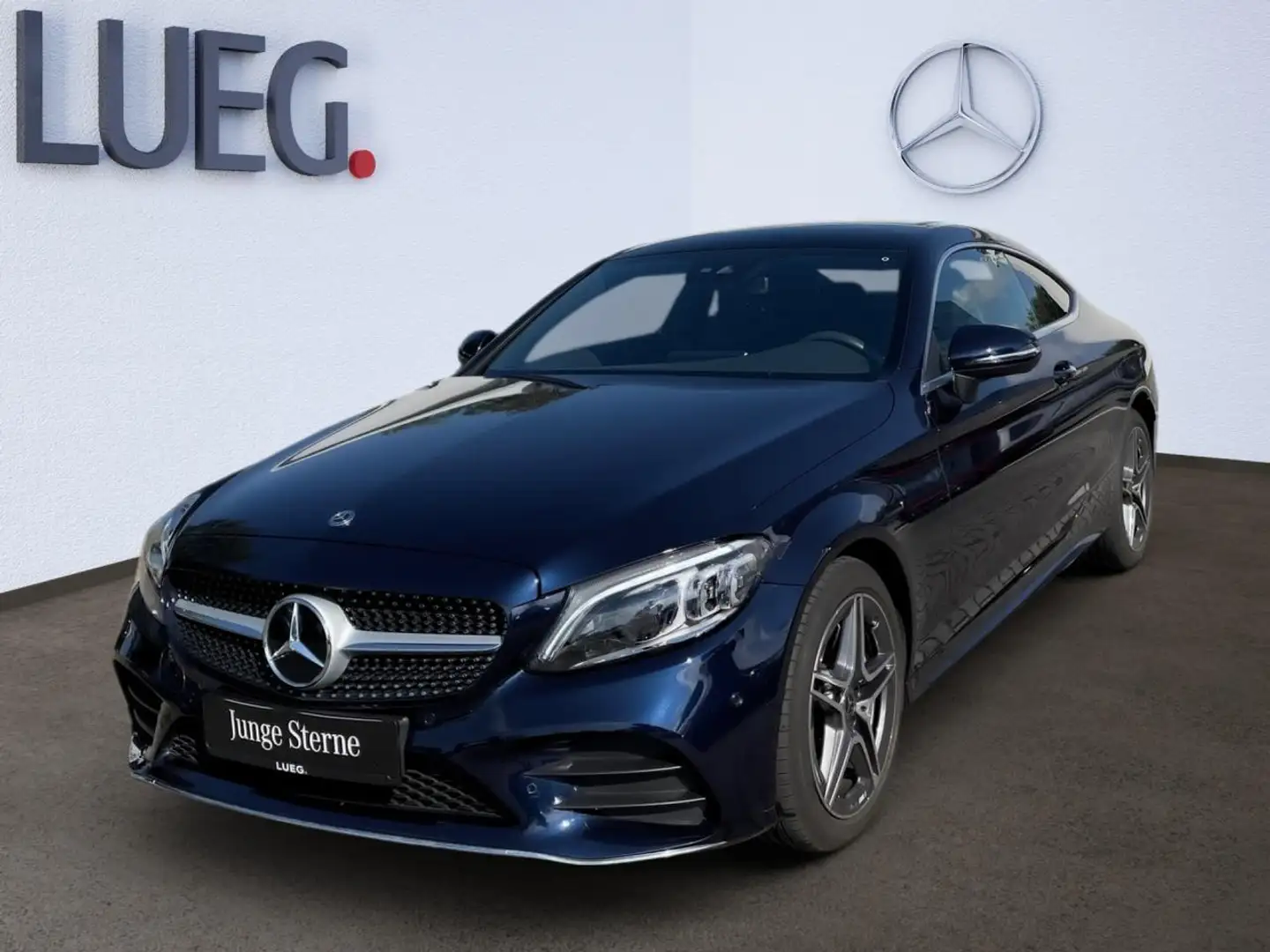Mercedes-Benz C 220 d 4Matic Coupe AMG+PANODACH+INFOTAINMENT Blau - 1