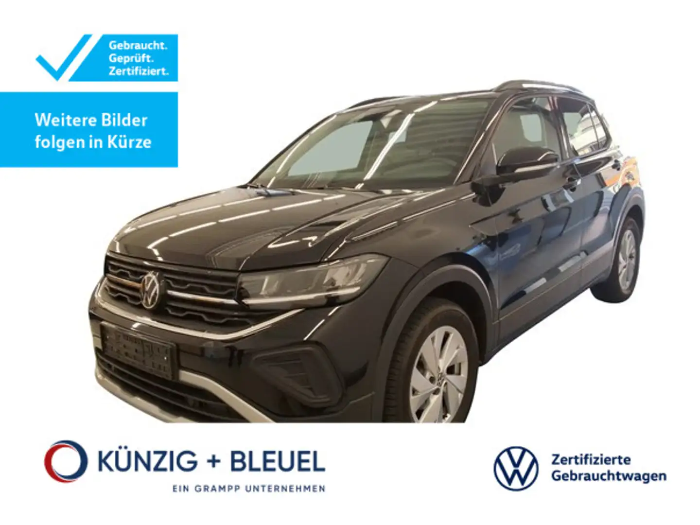Volkswagen T-Cross Life 1.0 TSI Assistenz App Klima PDC LED Schwarz - 1