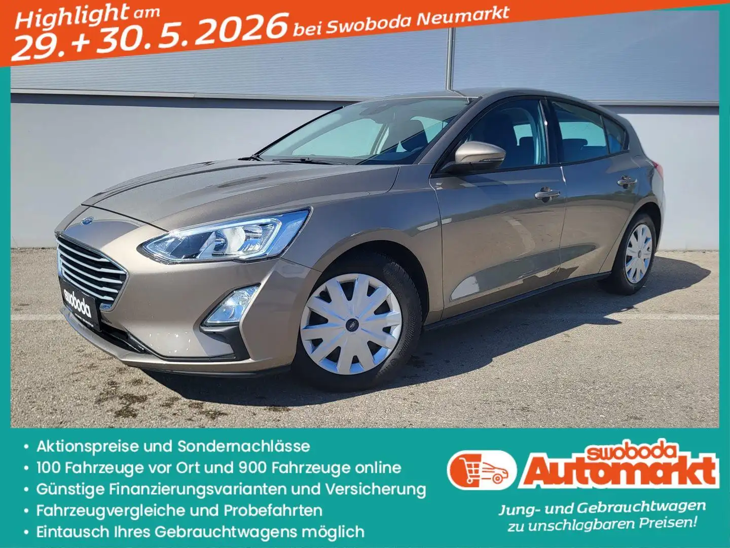 Ford Focus FOCUS TREND 1.0 EBOOST 100PS M6 5T Braun - 1