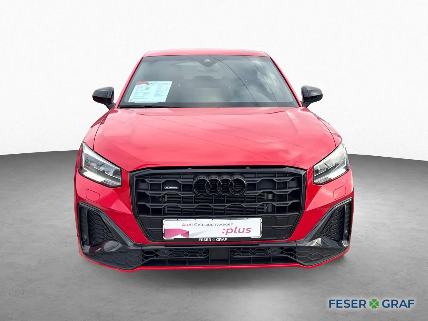 Audi Q2 40 TFSI qu. S tronic - S line - Apple CarPlay Rouge - 2