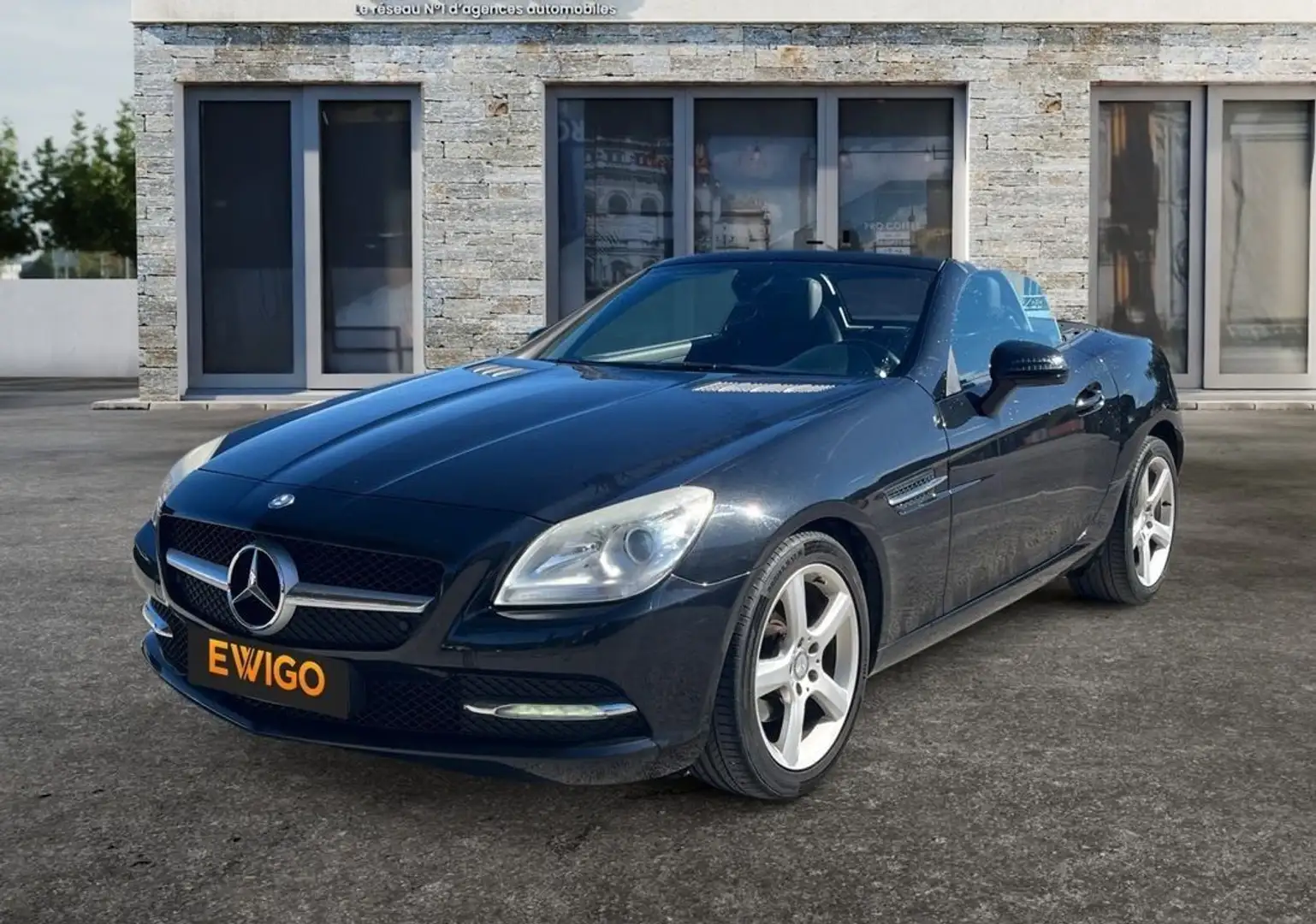 Mercedes-Benz SLK Classe 1.8 200 kompressor 185 bva radar de recul palettes climatisation airscarff Schwarz - 1