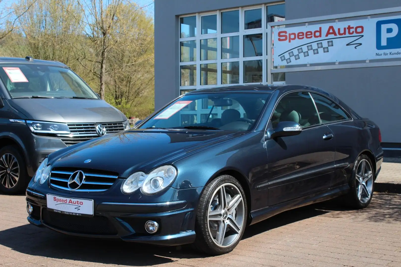 Mercedes-Benz CLK 63 AMG Coupe NAVI/Bi-XENON/LEDER GRAU Schwarz - 1