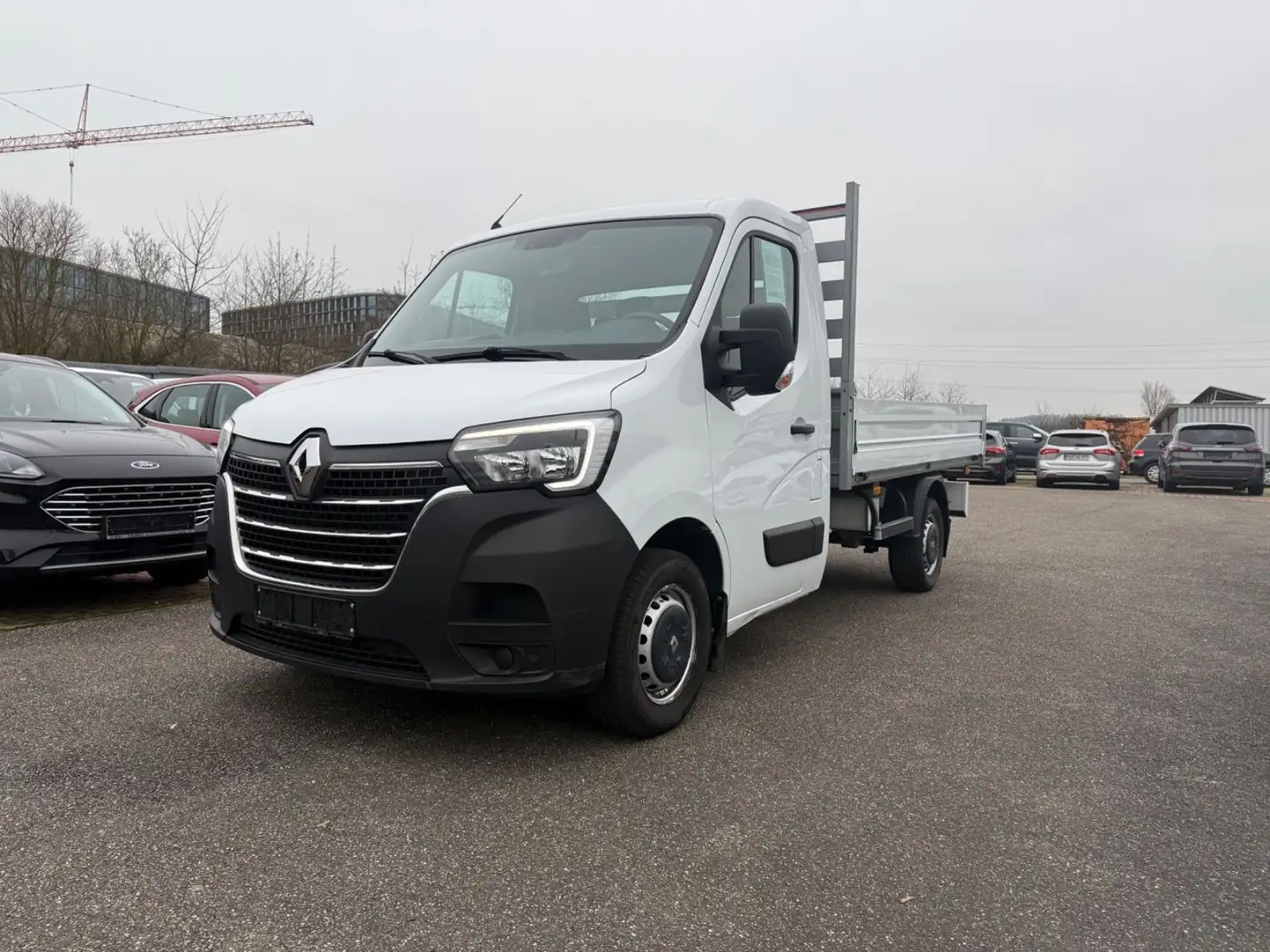 Renault Master III Pritsche L2H1 3,5t+Navi+DAB+Klima+AHK Weiß - 2