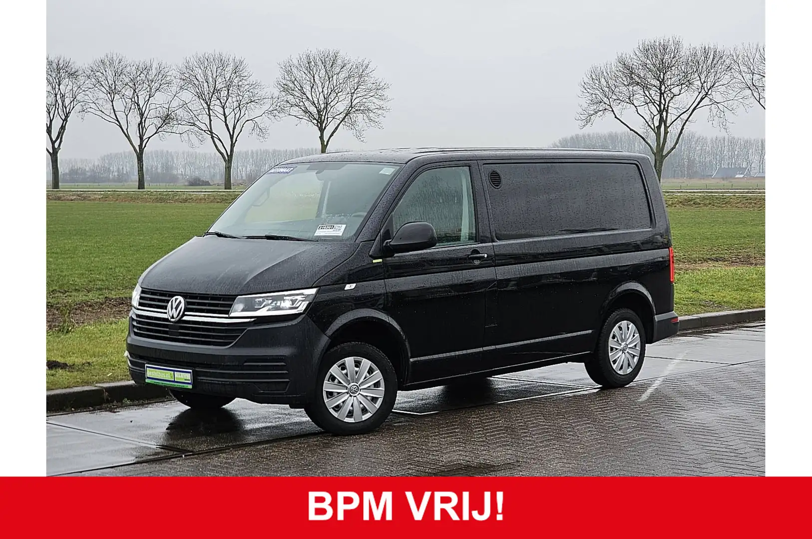 Volkswagen Transporter 2.0 TDI L1H1 150Pk LED Automaat Euro6 1e Eigenaar Zwart - 1