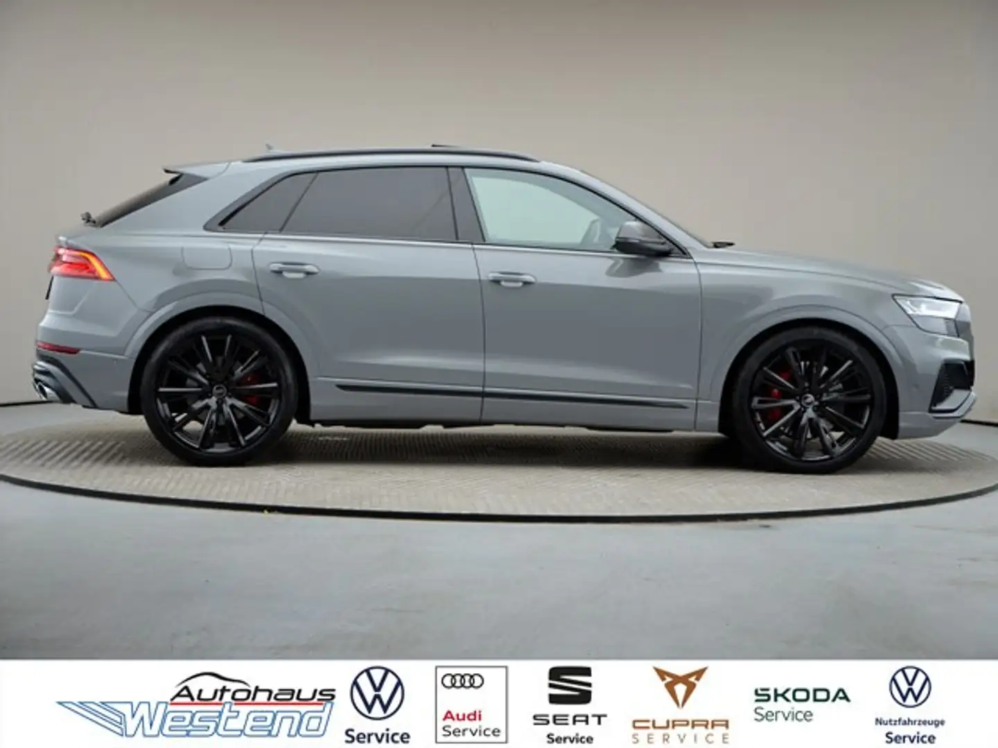 Audi SQ8 4.0l TFSI 373kW Navi AHK B&O LED Leder Klima Grau - 2