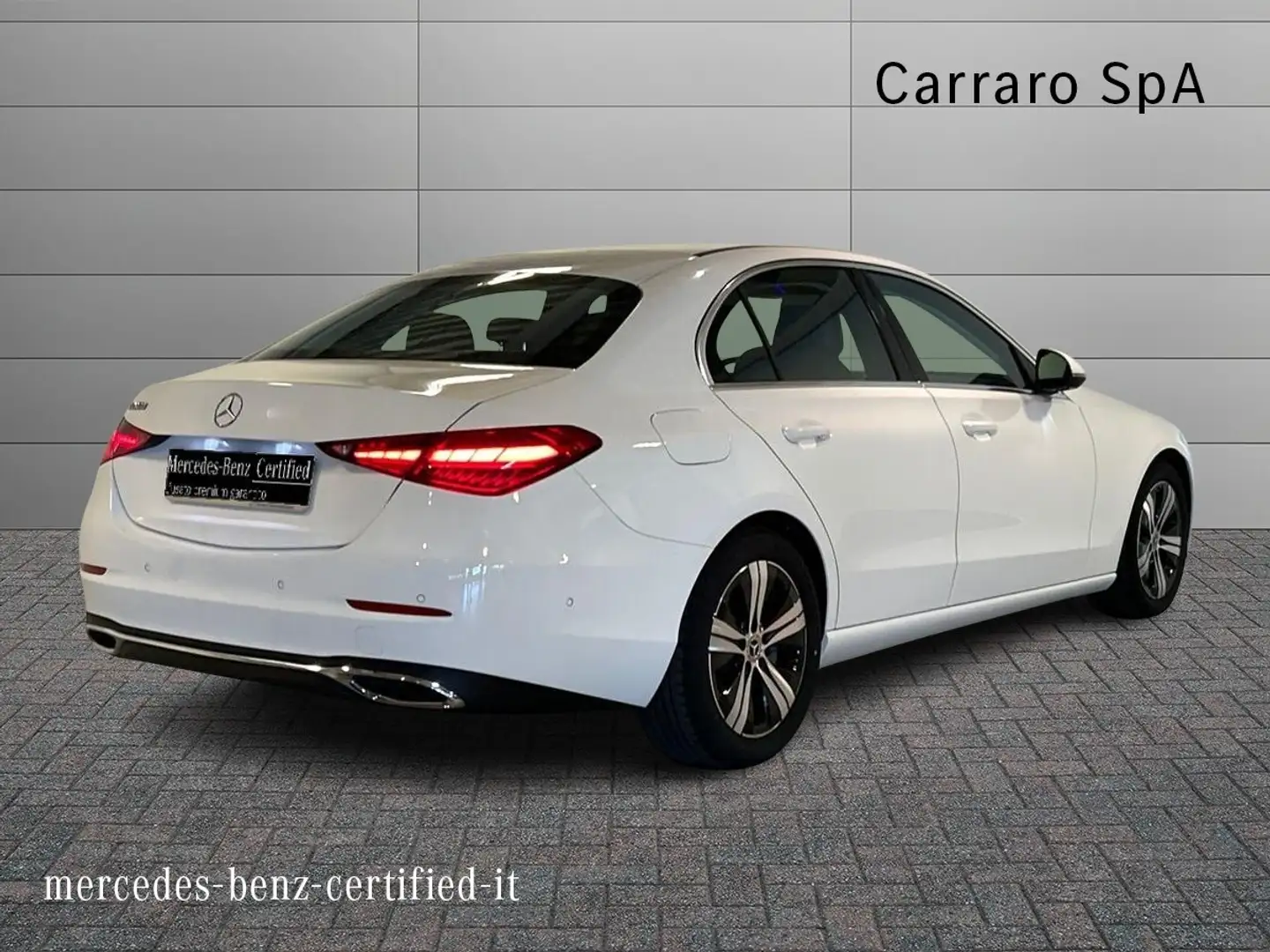 Mercedes-Benz C 200 - C 200 d mhev Advanced auto Bianco - 2