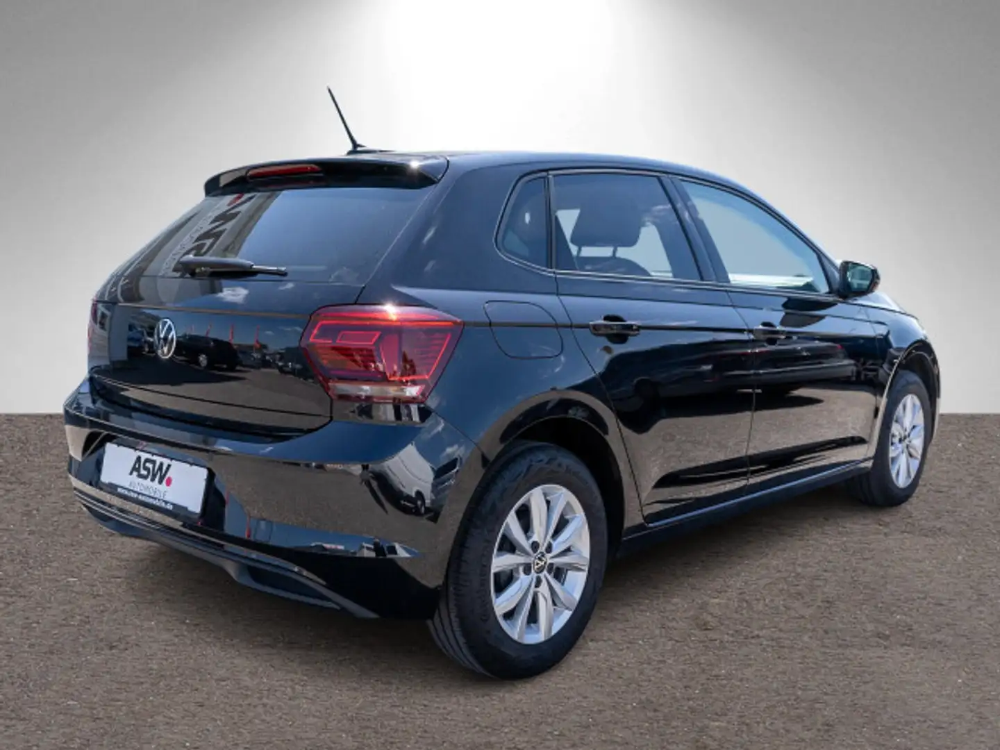 Volkswagen Polo Highline 1,0 TSI DSG LED NAVI ACC PDC SHZ Zwart - 2