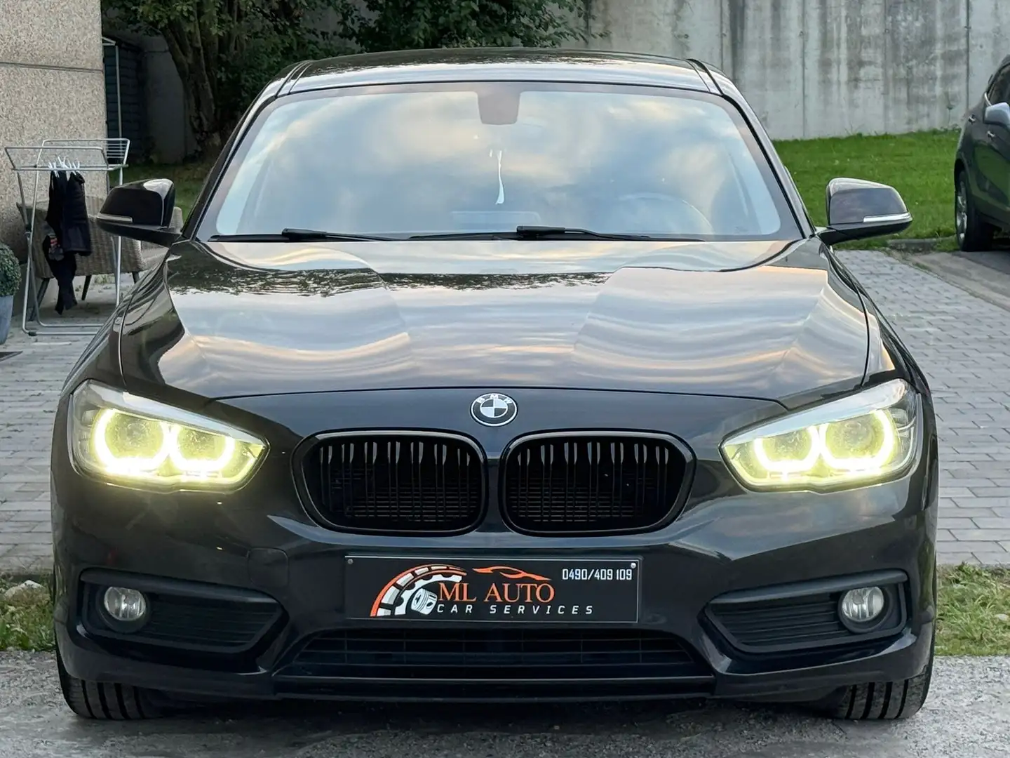 BMW 116 d 2016 Gps Airco Régu Mode Sport Euro 6 Ct ok Zwart - 2