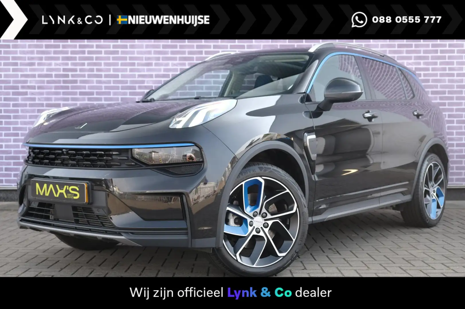 Lynk & Co 01 1.5 PHEV | Luxe SUV met 1.800 kg trekvermogen | Ad Zwart - 1