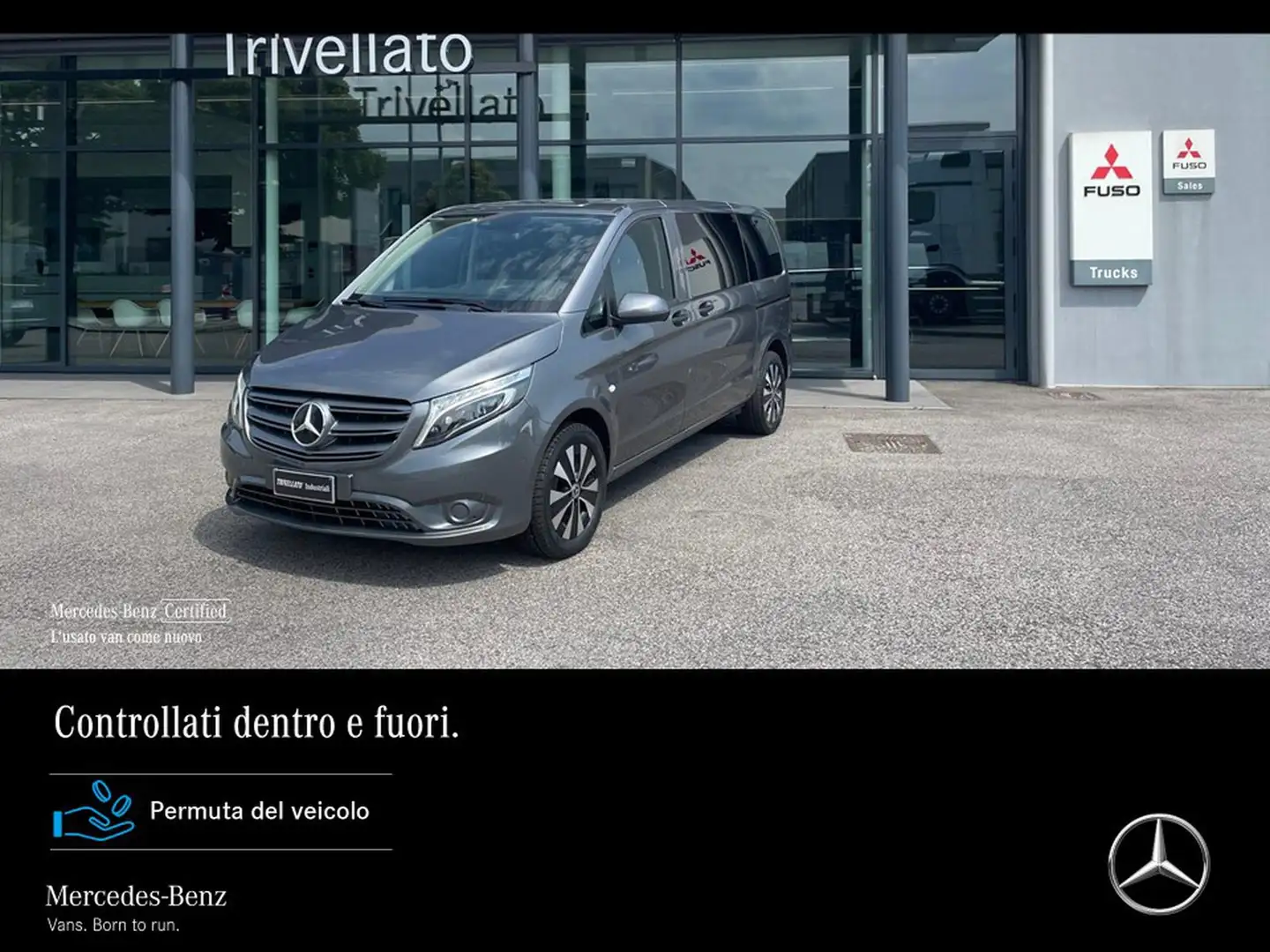 Mercedes-Benz Vito 119 cdi compact 4x4 mixto pro auto my20 Grigio - 1