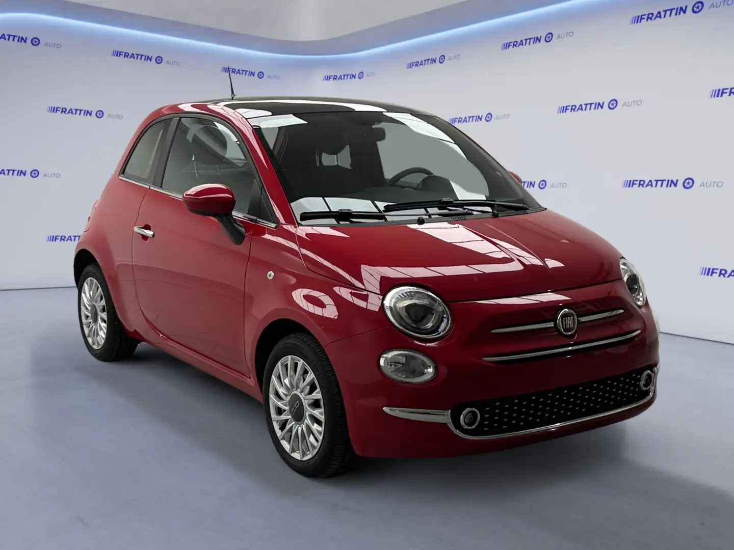 Fiat 500 1.0 Hybrid Dolcevita NEOPATENTATI mild hybrid mhev Rood - 2