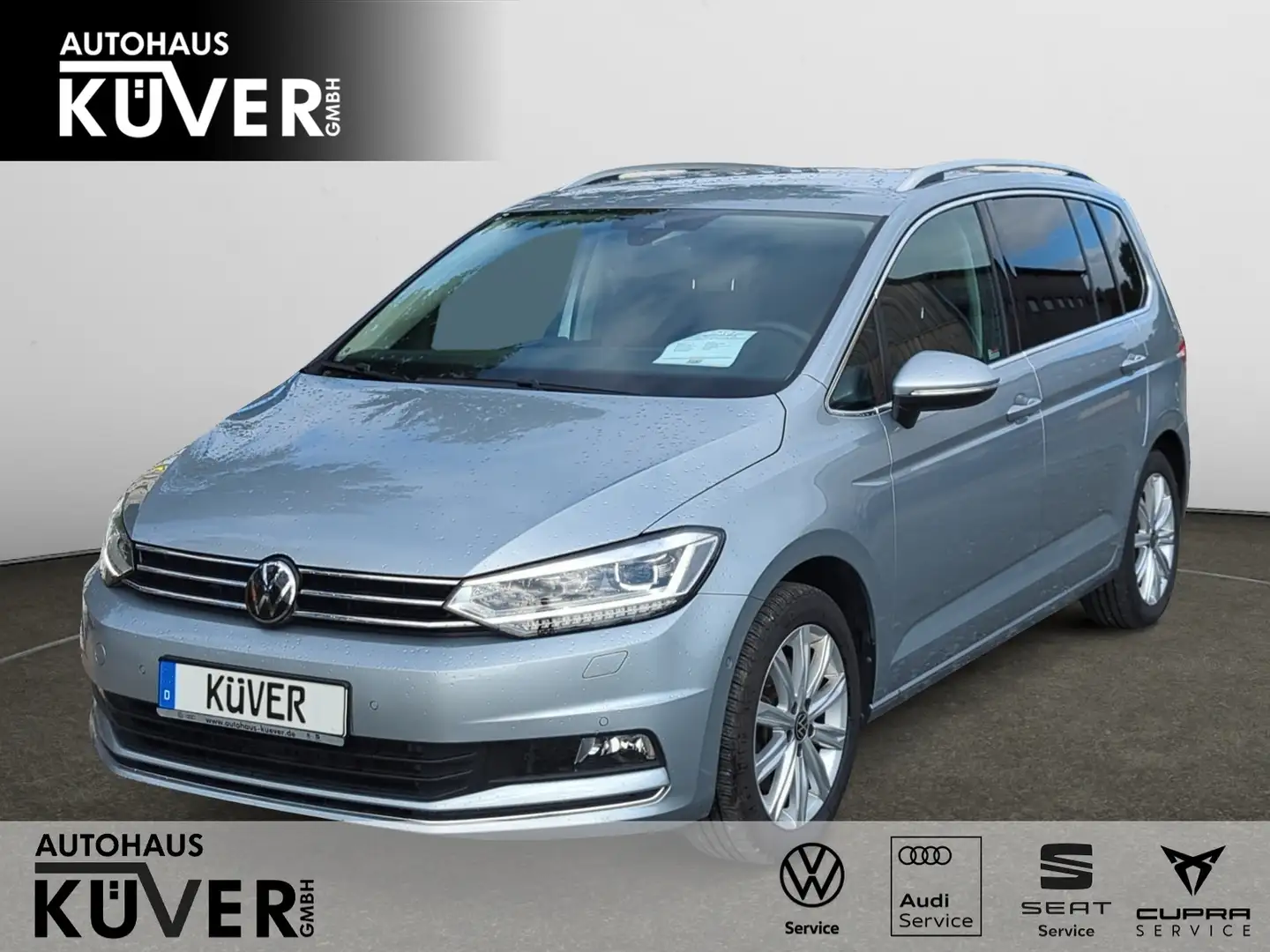 Volkswagen Touran Highline 1,5 TSI DSG Navi+ACC+LED+Shzg. Silber - 1