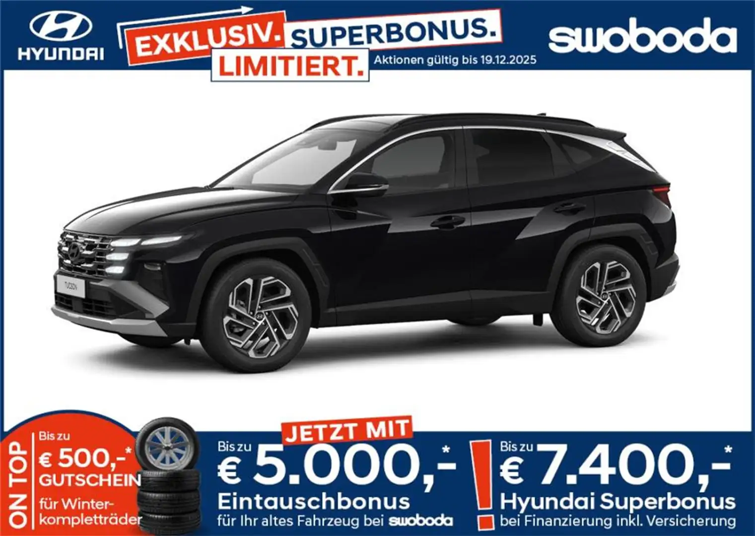 Hyundai TUCSON Tucson NX4 Smart Line 1,6 T-GDi HEV 2WD t6hs1-PP3 Nero - 1