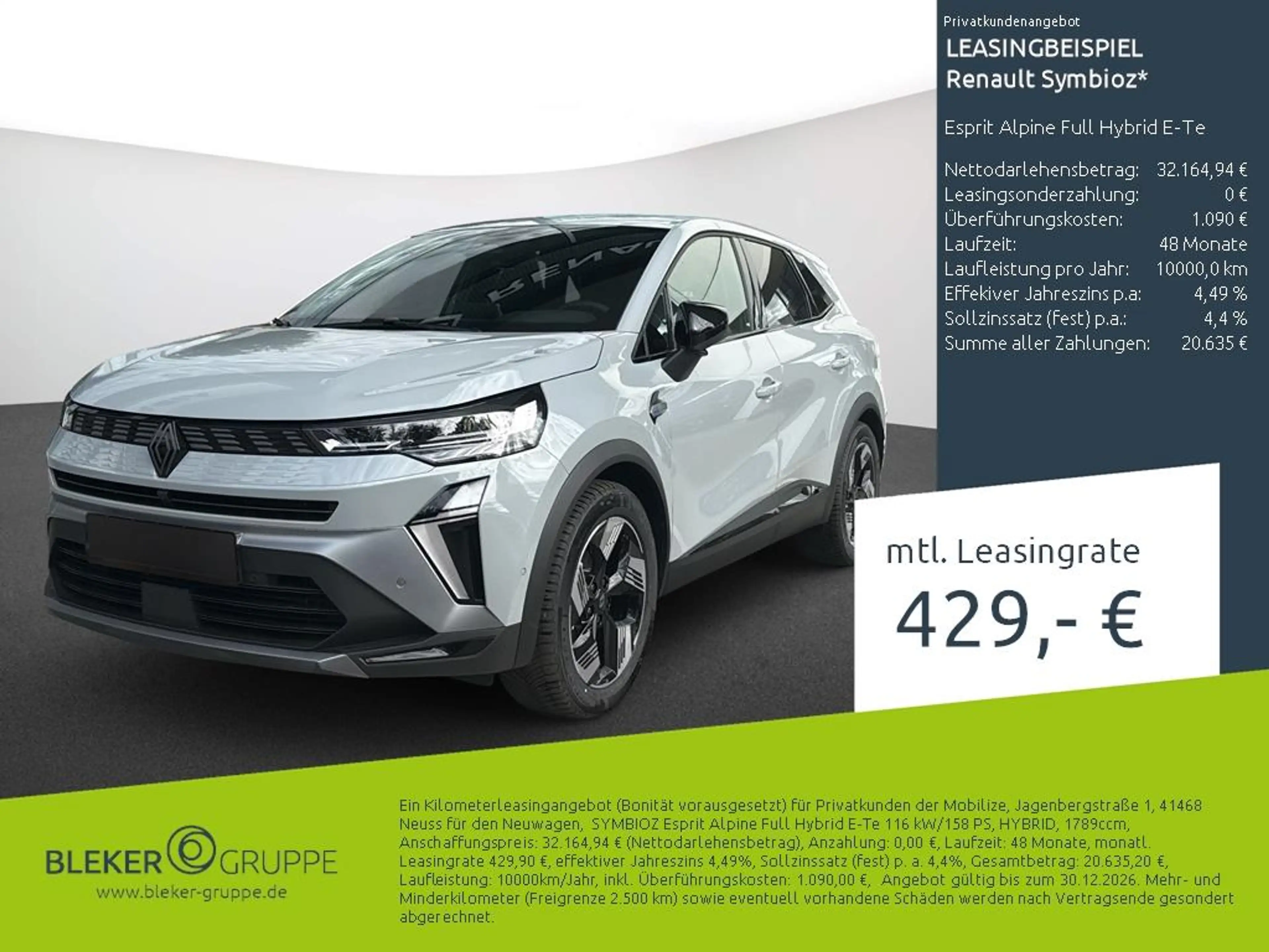 Renault Symbioz Esprit Alpine Full Hybrid E-Te