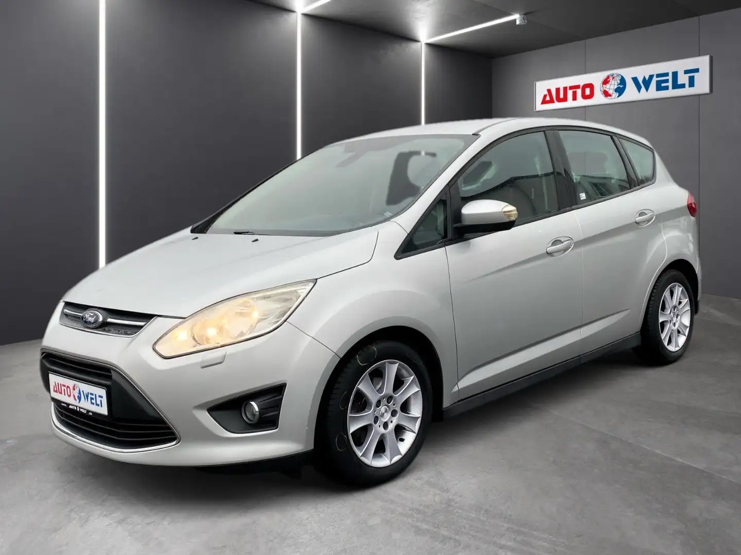 Ford C-Max 1.6 Ti-VCT 2xKlima Parksen. BT FSHz Silber - 1