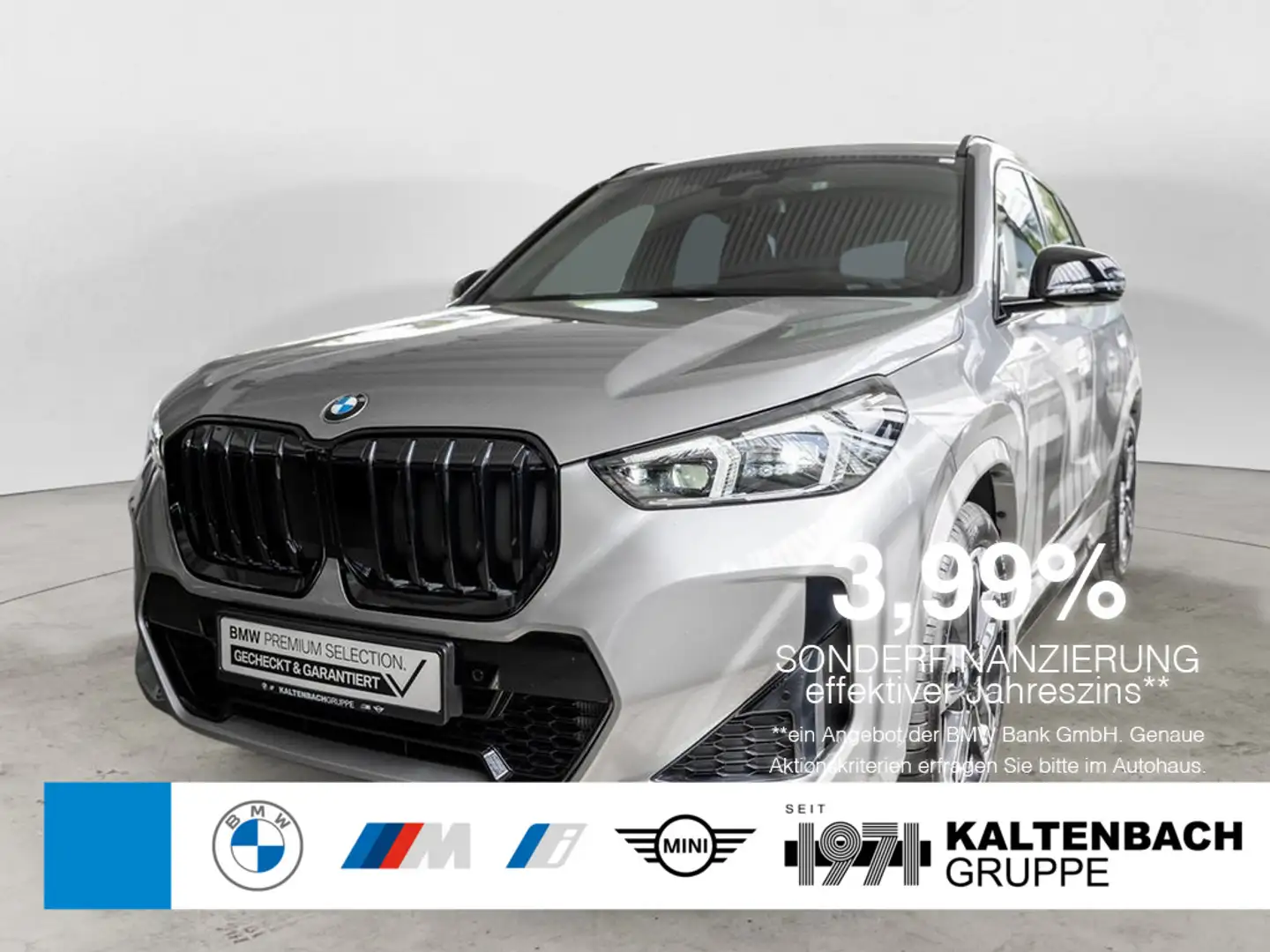 BMW X1 sDrive 20i M-Sport AHK PANO LED NAVI KLIMA Silber - 1