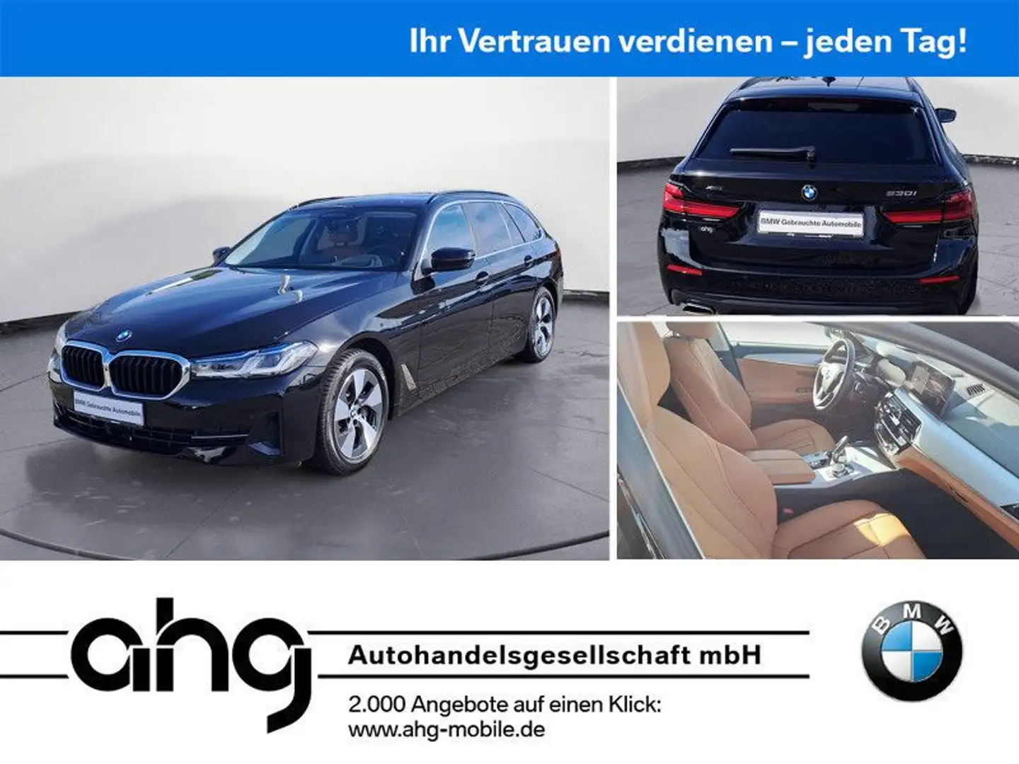BMW 530 i xDrive Touring Driving Assistant Pro AHK Pa Schwarz - 1