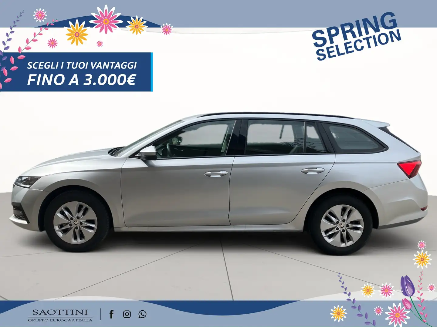 Skoda Octavia Wagon 2.0 TDI evo Executive 115 CV DSG Silber - 2