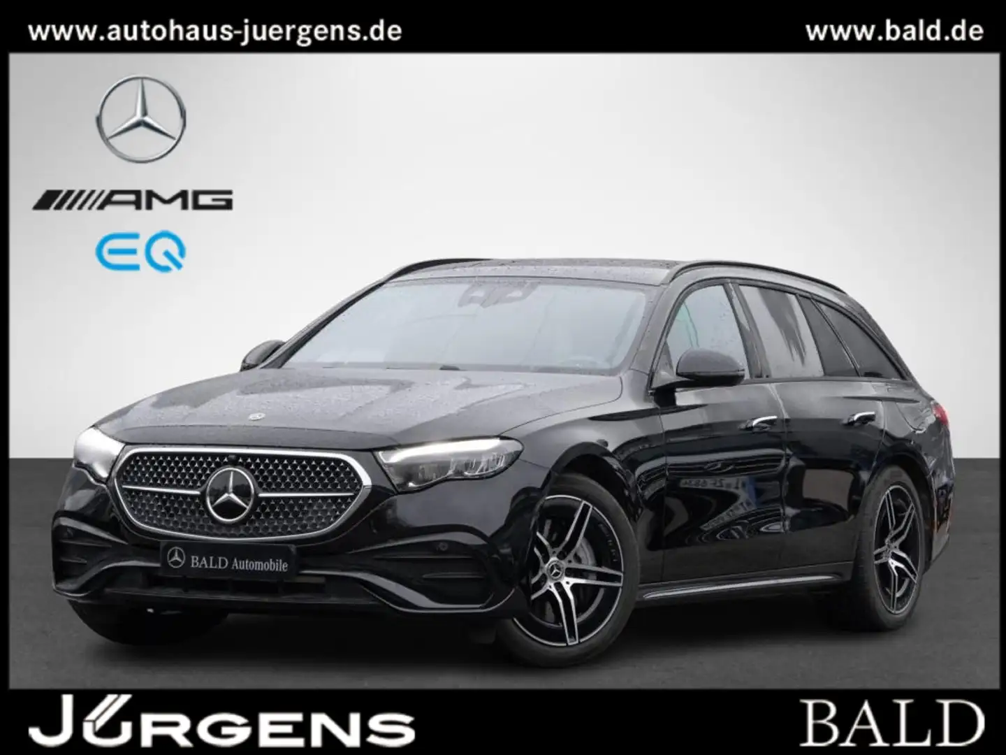 Mercedes-Benz E 300 de T AMG-Sport/Distr/Burm/Night/Super/Ambi Schwarz - 1