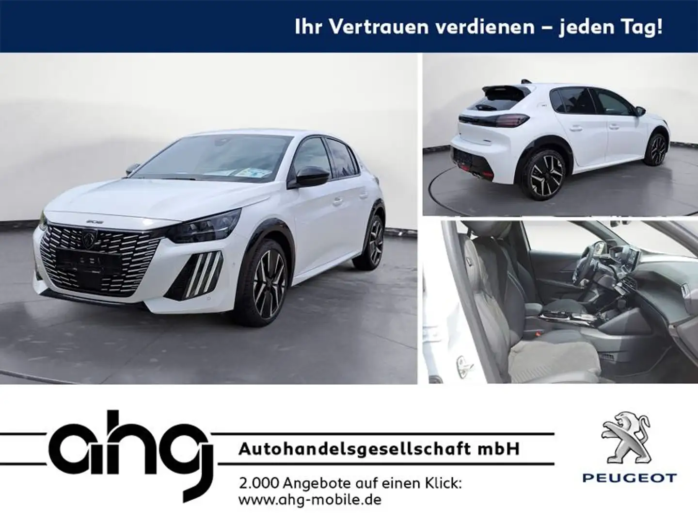 Peugeot 208 GT HYBRID 136 e-DSC6 Sicht & Navigationspake Blanc - 1