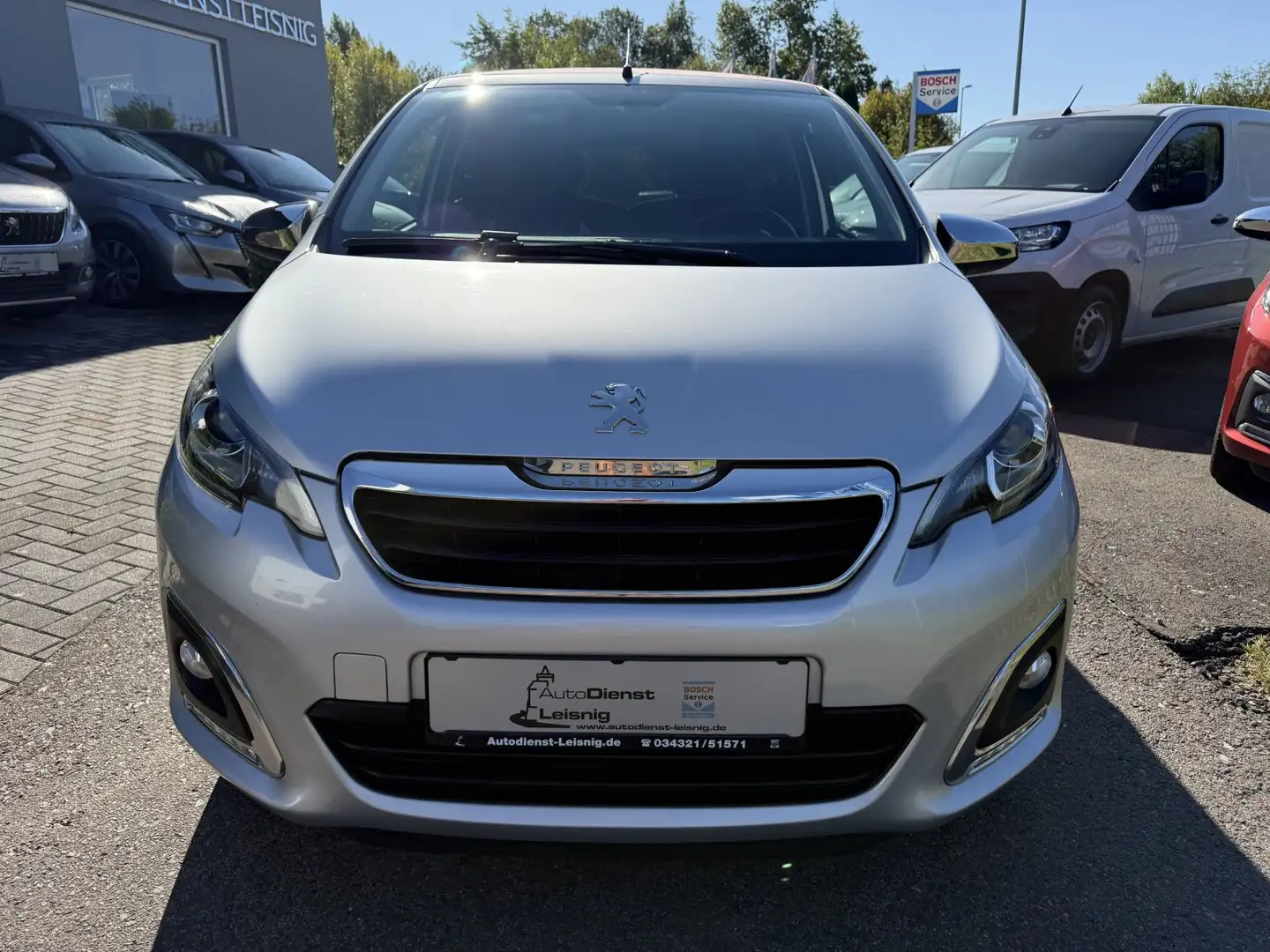 Peugeot 108 108 Top 1.2 PureTech 82 Allure Faltdach Klima Silber - 1