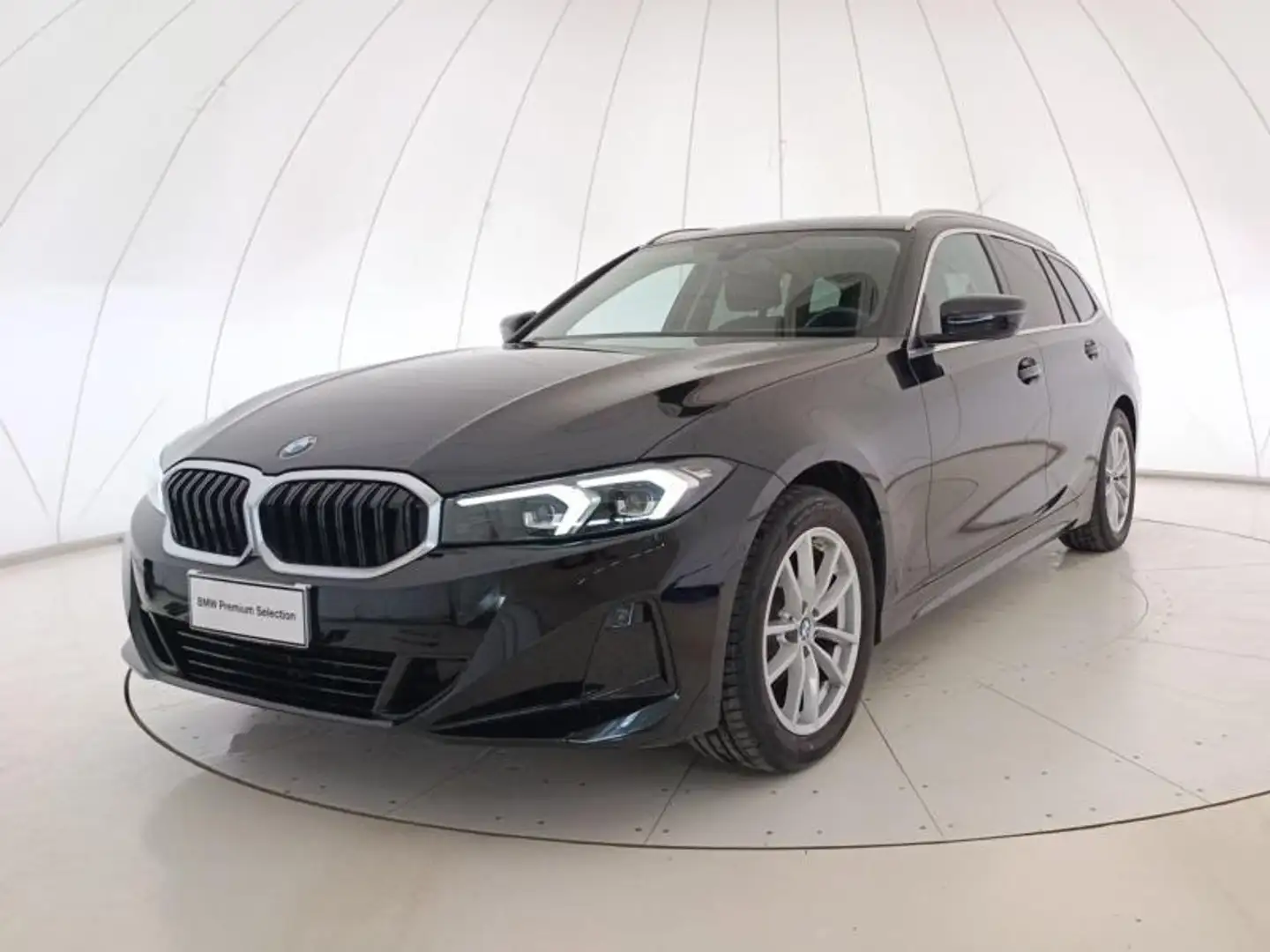 BMW 320 i Touring auto Nero - 1