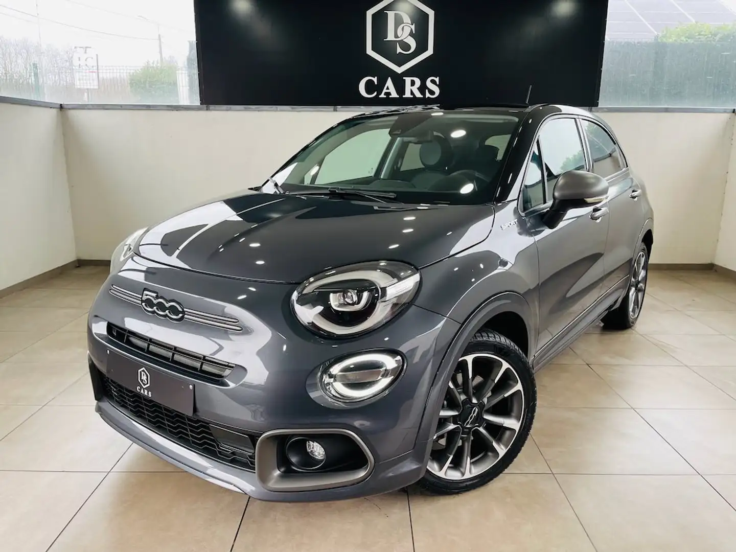 Fiat 500X 1.5 Hybrid ** GARANTIE + SPORT + LED + GPS *** Gris - 1