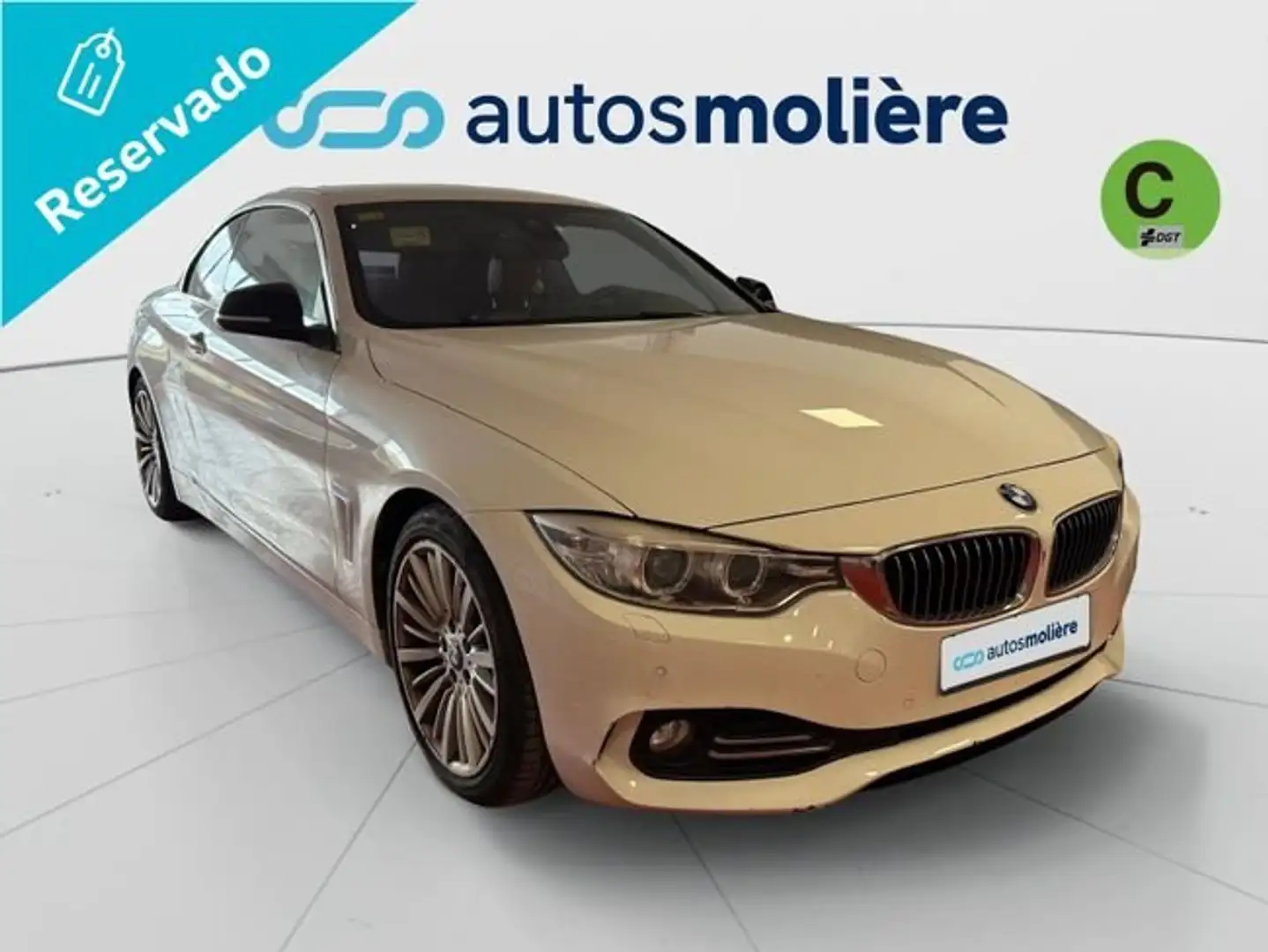 BMW 420 420d Cabrio Blanc - 1