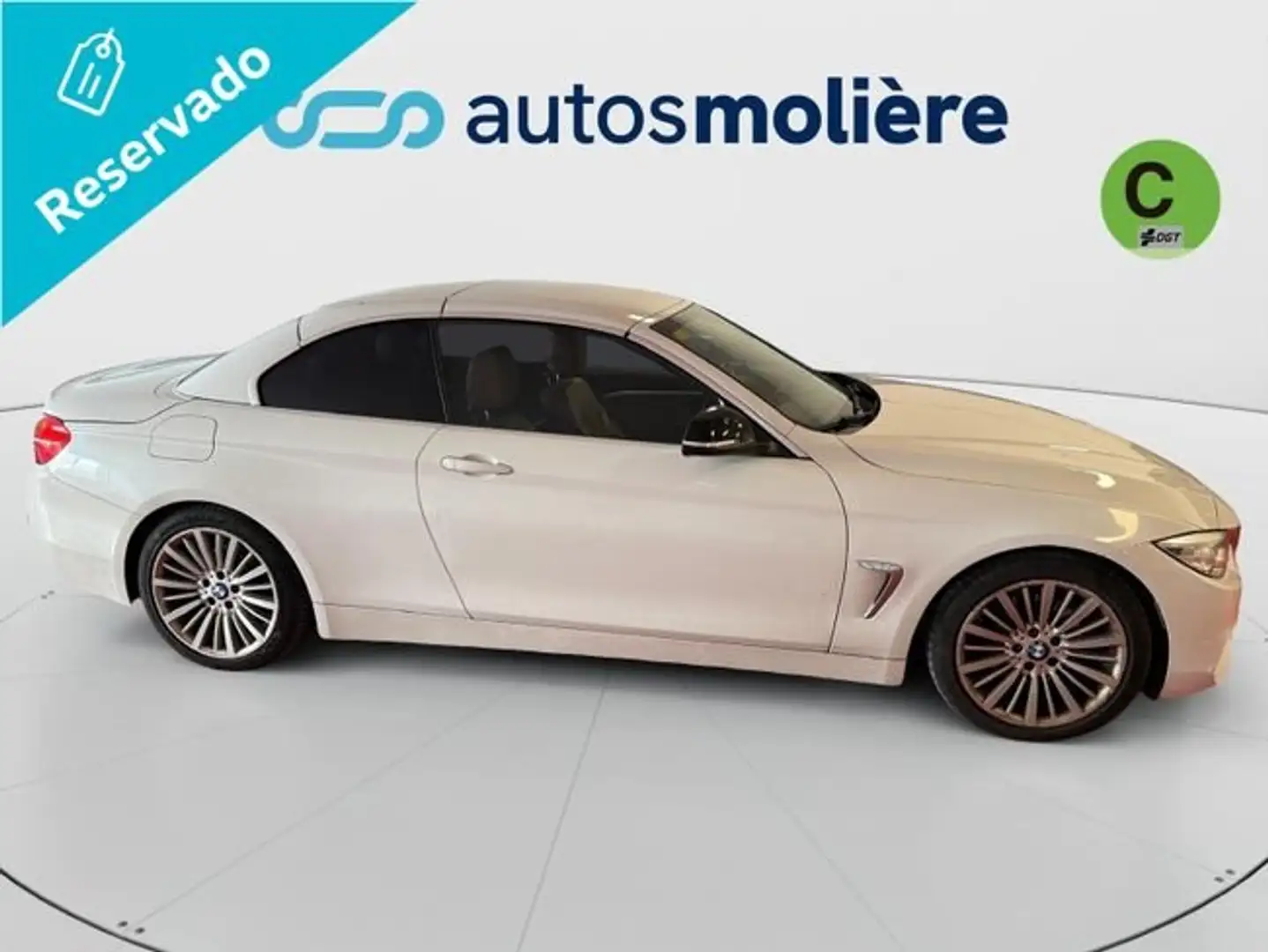 BMW 420 420d Cabrio Blanc - 2
