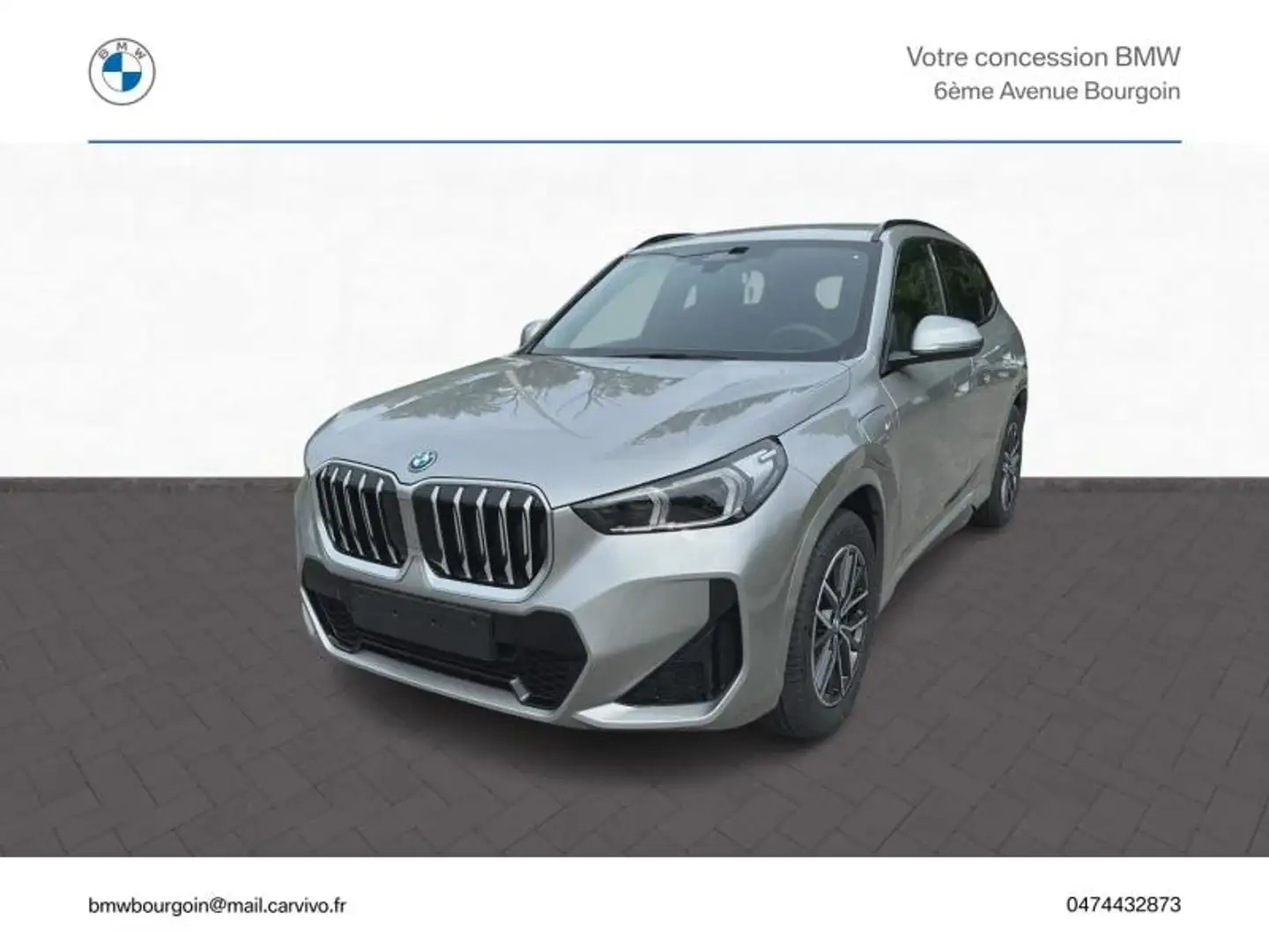 BMW X1 xDrive25e 245ch M Sport Argent - 1