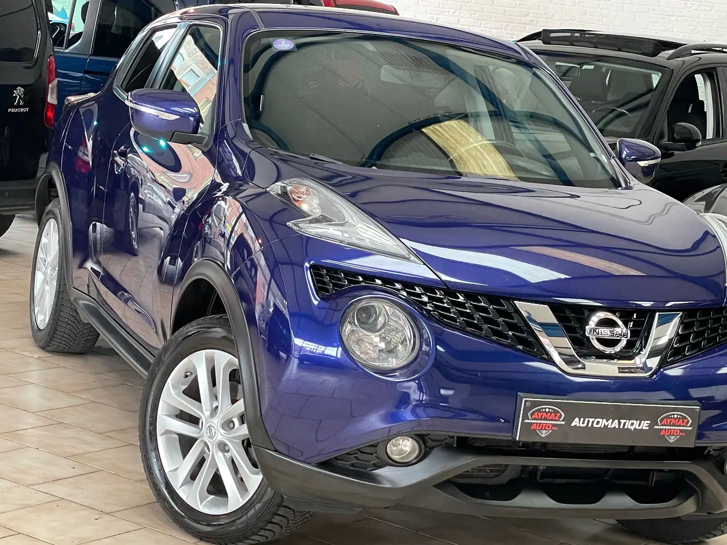 Nissan Juke 1.6i *** BOÎTE AUTOMATIQUE / 1ER PROP *** Bleu - 2