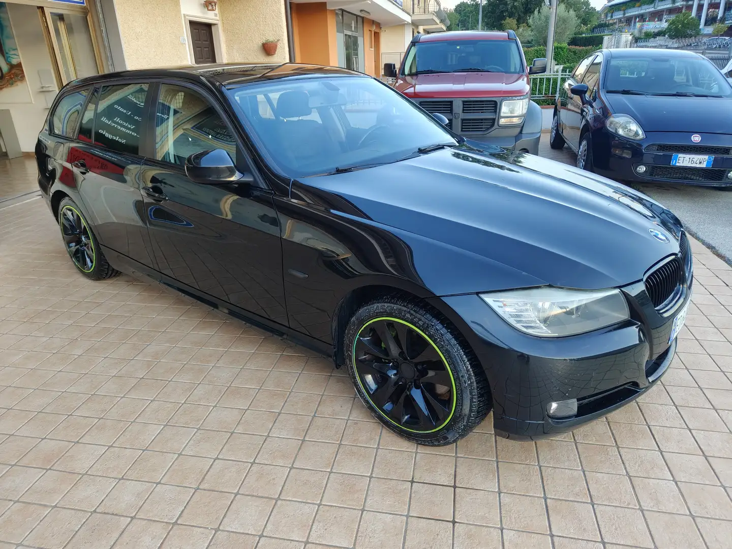 BMW 318 Serie 3 E91 Touring 318d Touring 143cv Nero - 1