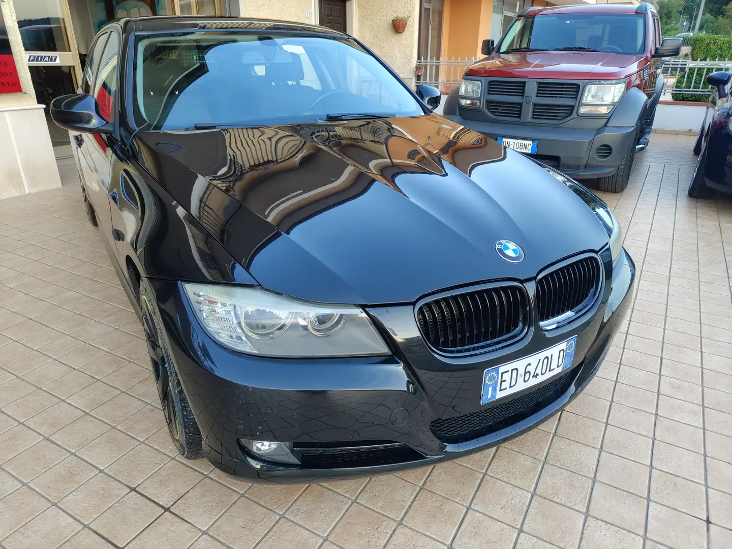 BMW 318 Serie 3 E91 Touring 318d Touring 143cv Nero - 2
